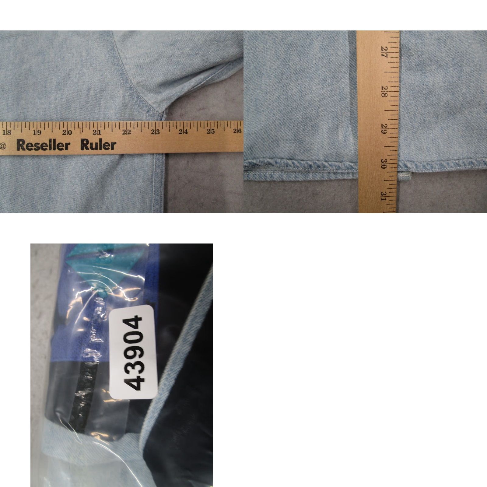 Denime Vintage Sue Billingsley Shirt Mens Medium Blue Denim Button Up Western Rancher Size US M / EU 48-50 / 2 - 8 Thumbnail