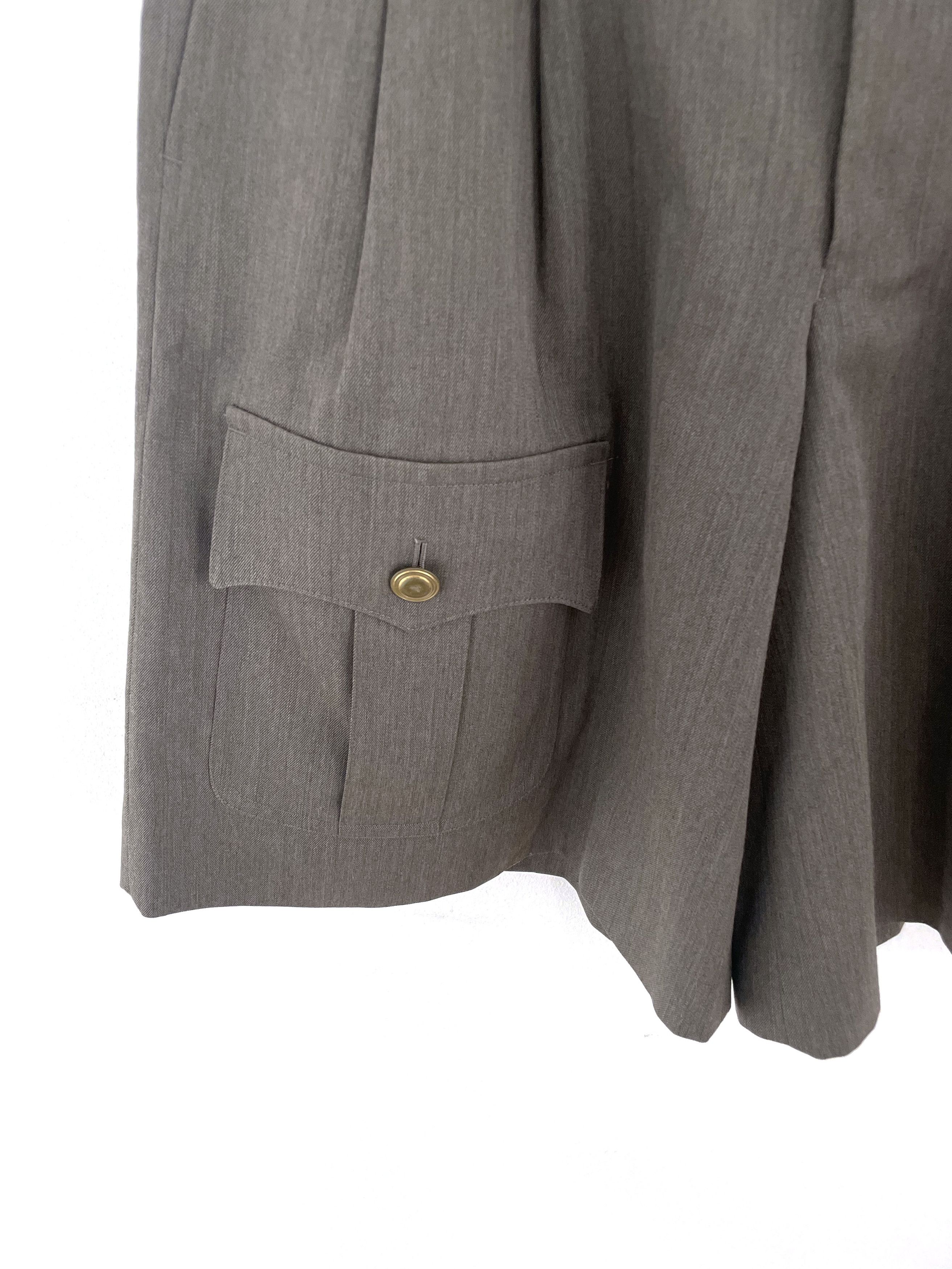 Comme des Garcons Homme Plus 2014 Wide Wool Shorts Size US 30 / EU 46 - 4 Thumbnail