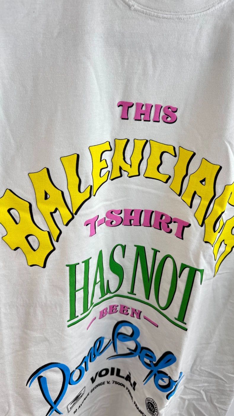 Balenciaga Balenciaga Logo Short Sleeve T-Shirt for Summer-2506 Size US M / EU 48-50 / 2 - 2 Thumbnail
