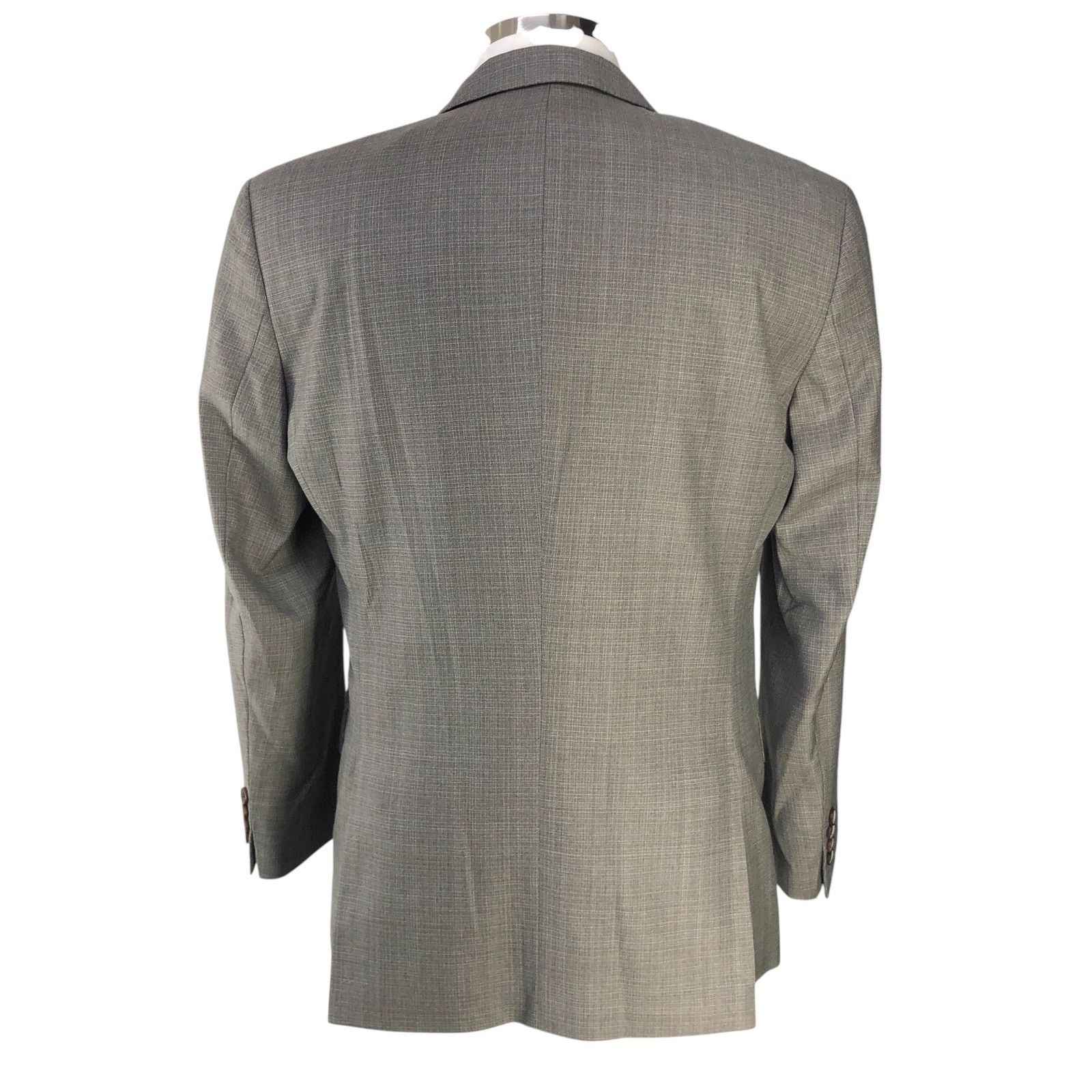 Hugo Boss Hugo Boss Sz 40R Sport Coat Hutch3 Guabello Super 120s Gray Size 40R - 9 Thumbnail