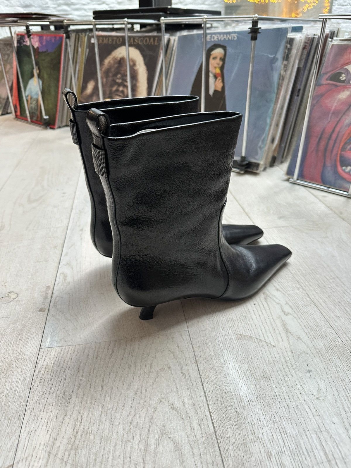 Brunello Cucinelli BRUNELLO CUCINELLI Leather ankle boots Size US 9 / IT 39 - 2 Thumbnail