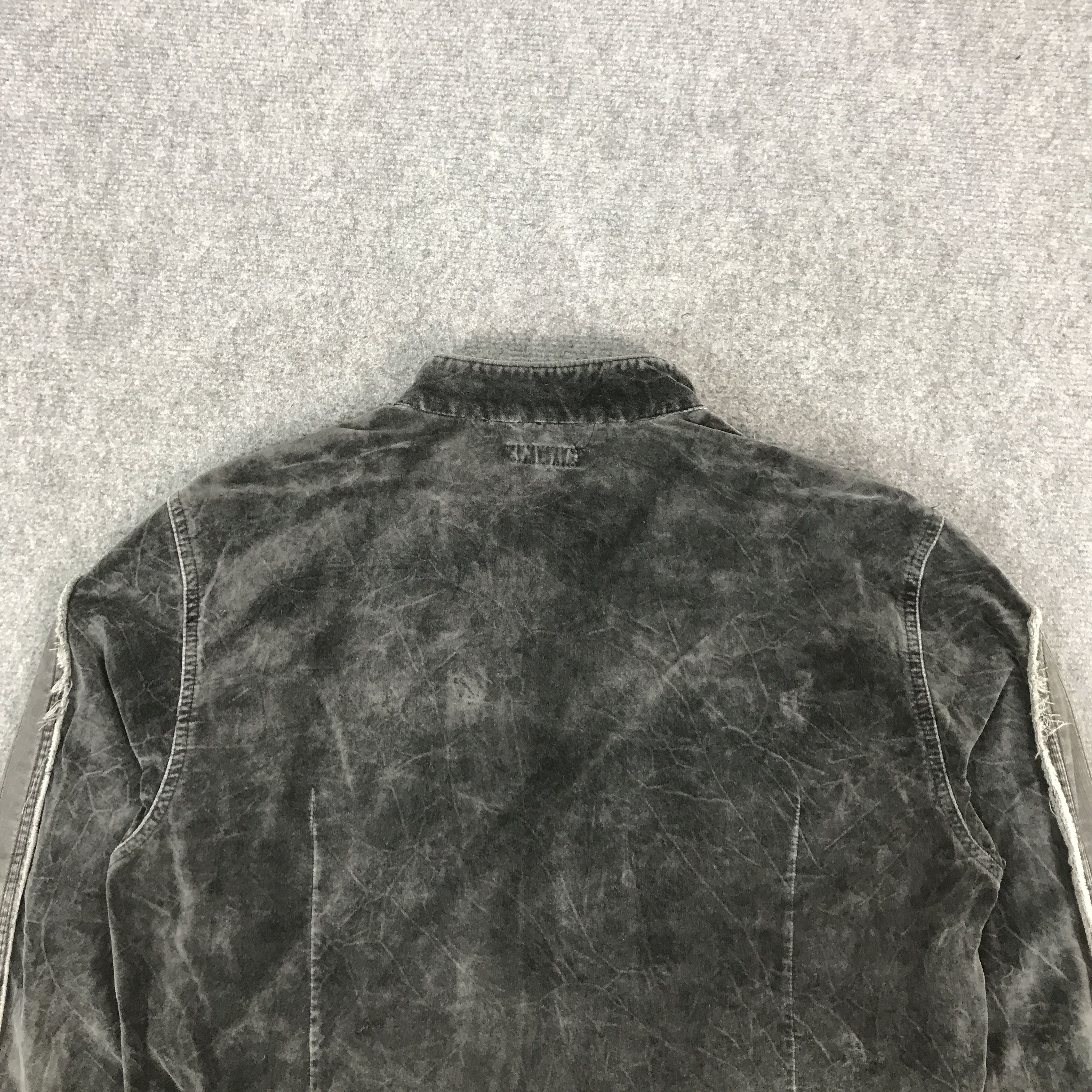 If Six Was Nine × Japanese Brand × Le Grande Bleu (L.G.B.) IFSIXWASNINE STYLE ALBE VELVET BLACK FADED JACKET Size US L / EU 52-54 / 3 - 4 Thumbnail