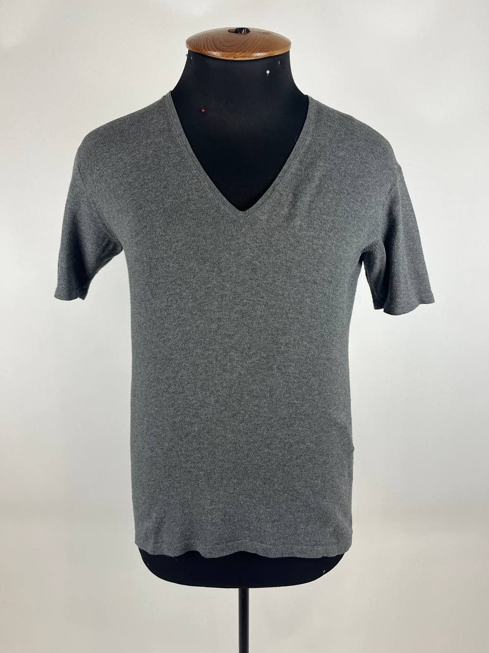 Japanese Brand × N.Hoolywood N HOOLYWOOD Men Grey Asymmetric T-shirt Size L (0459) Size US L / EU 52-54 / 3 - 1 Thumbnail