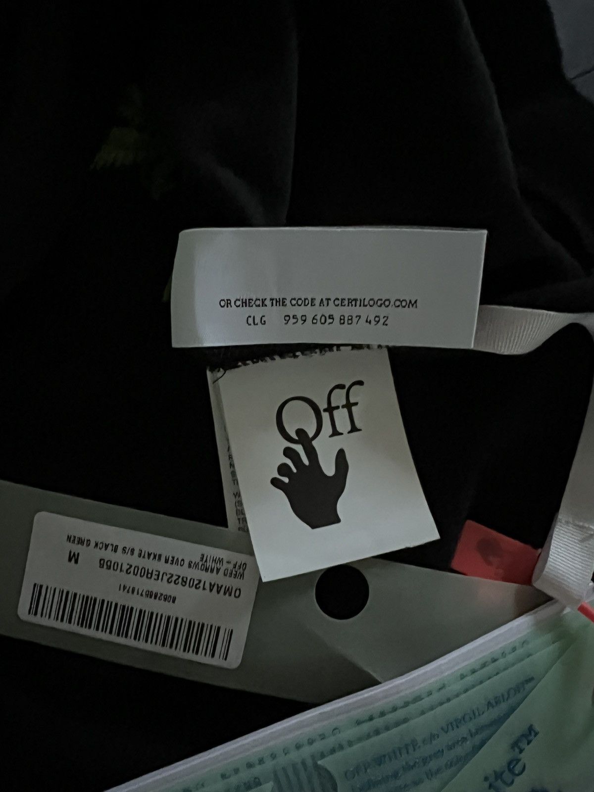 Off-White New Off-White Weed Arrows Over Skate Short-Sleeve Tee Size US M / EU 48-50 / 2 - 13 Thumbnail