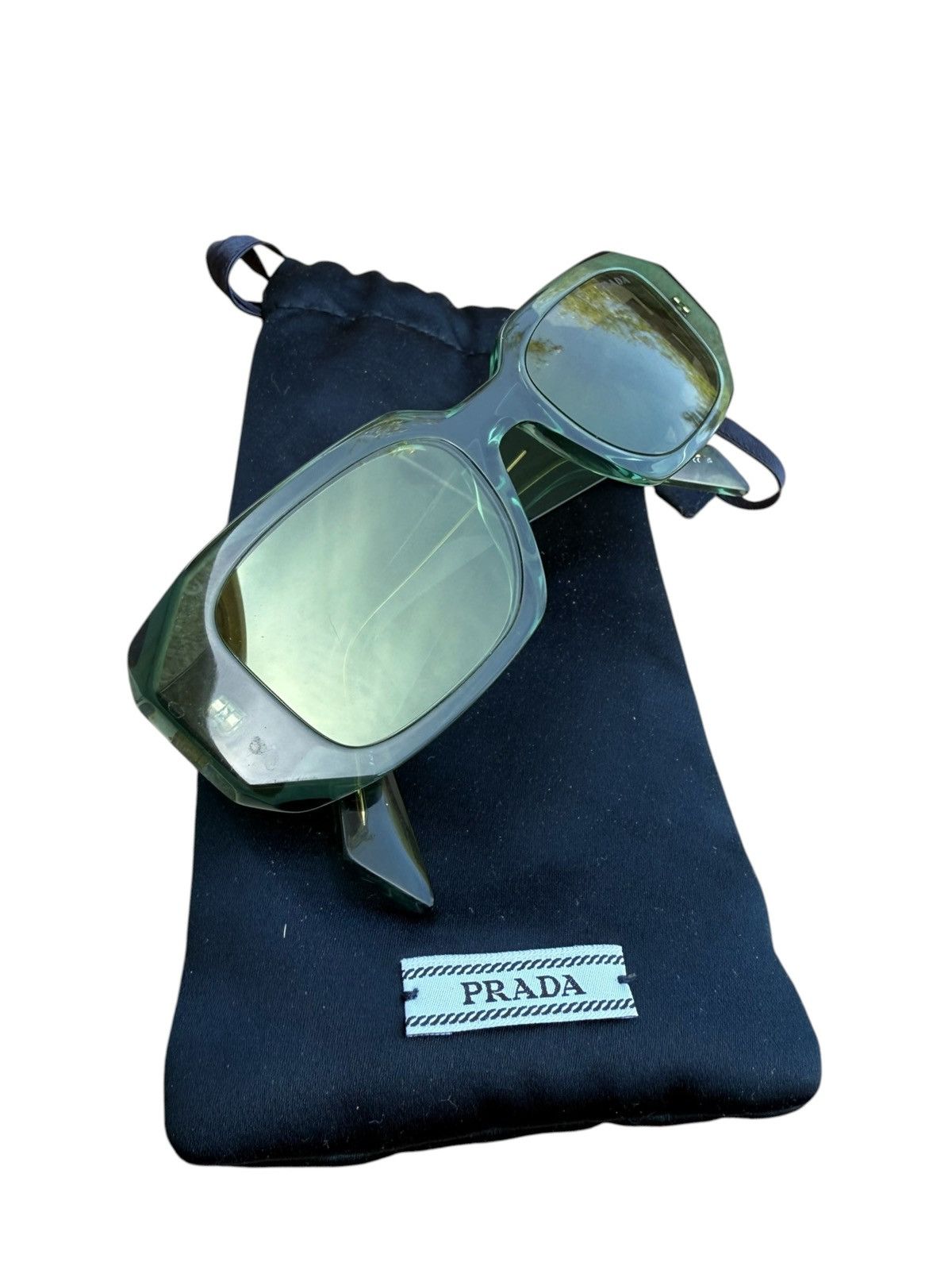Prada Prada geometric sunglasses Size ONE SIZE - 7 Thumbnail