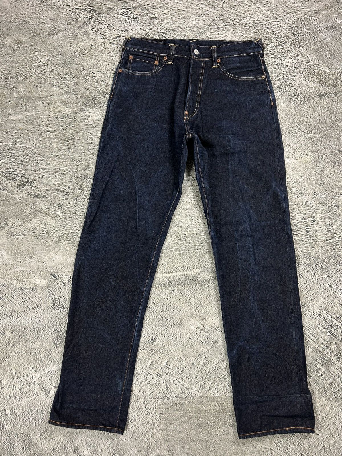 Evisu Evisu jeans daicock big logo smile face selvedge denim Size US 28 / EU 44 - 7 Thumbnail