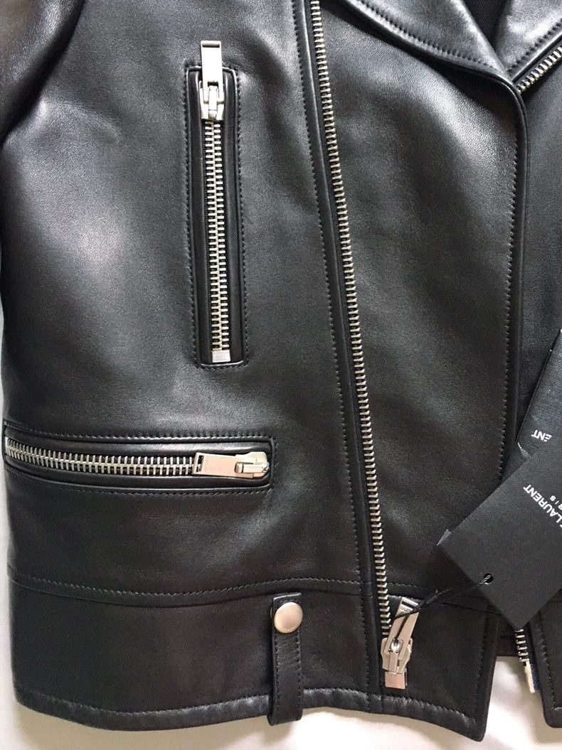 Saint Laurent Paris Saint Laurent Paris Motorcycle Jacket Size M / US 6-8 / IT 42-44 - 5 Thumbnail