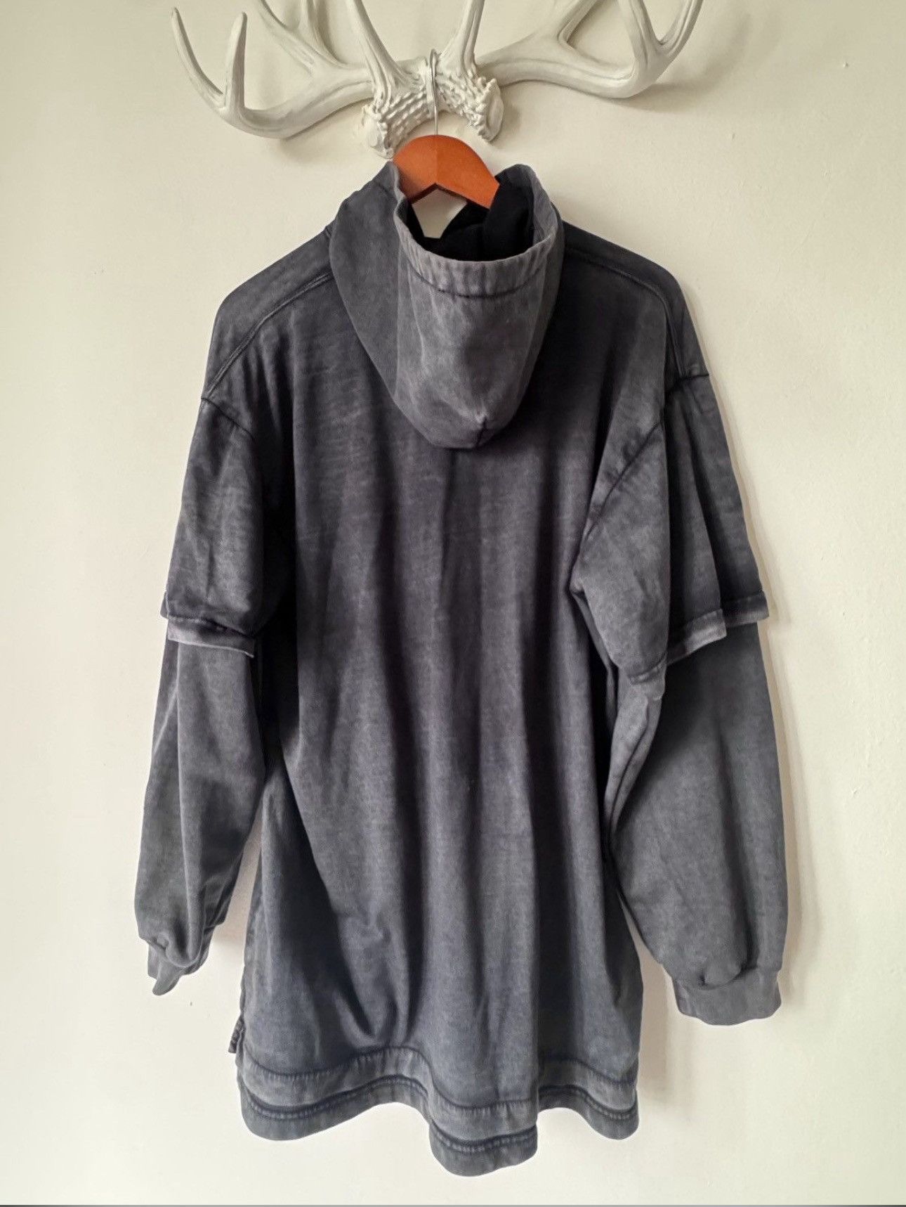 Balenciaga Balenciaga Layered Hoodie "Your Ad Here" XXS Size US XXS / EU 40 - 7 Thumbnail