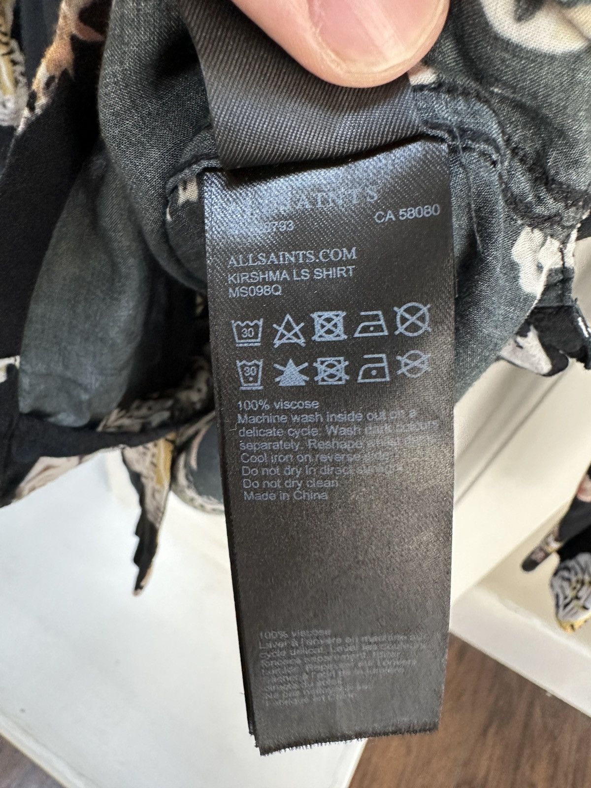 Allsaints Kirshma LS Shirt Size US S / EU 44-46 / 1 - 5 Thumbnail