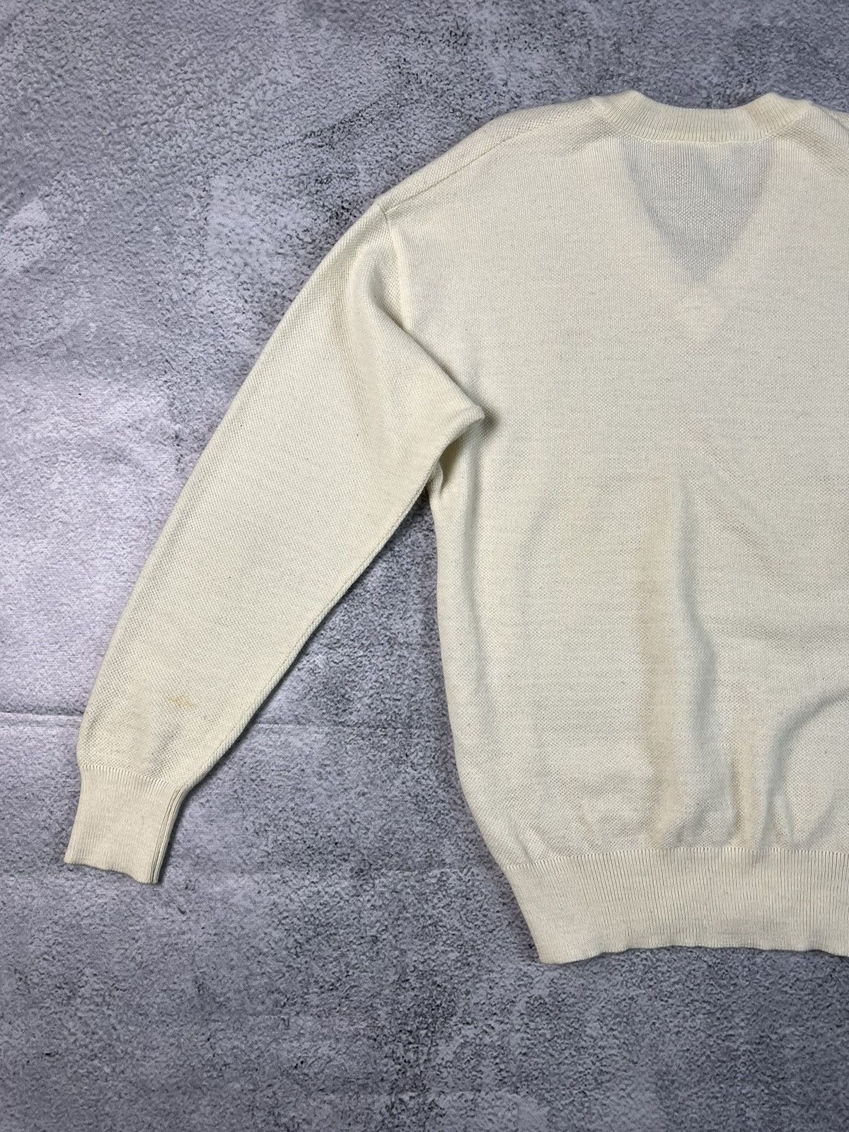 Lacoste × Vintage Vintage Lacoste Chemise knit sweater Size US L / EU 52-54 / 3 - 11 Thumbnail