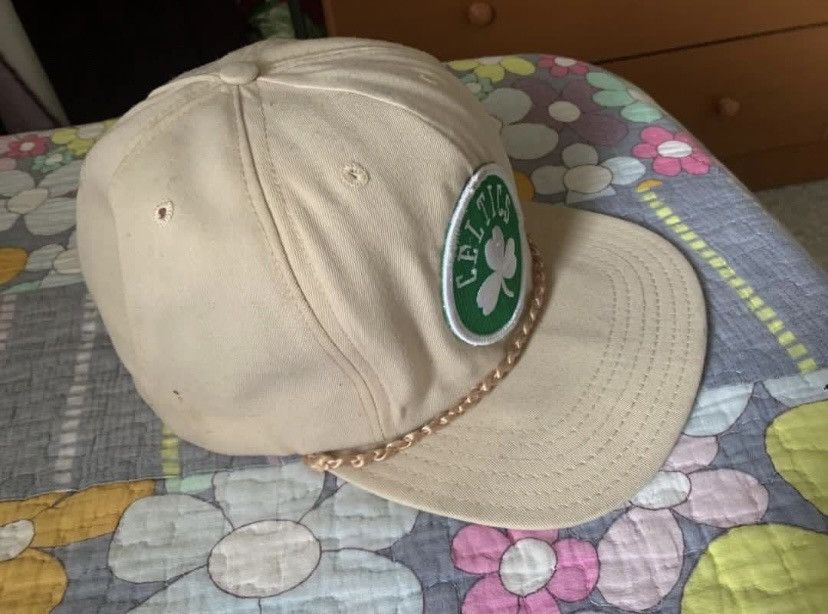 NBA × New Era × Vintage Vintage 90s Made in USA New Era Boston Celtics Hat Size ONE SIZE - 2 Thumbnail