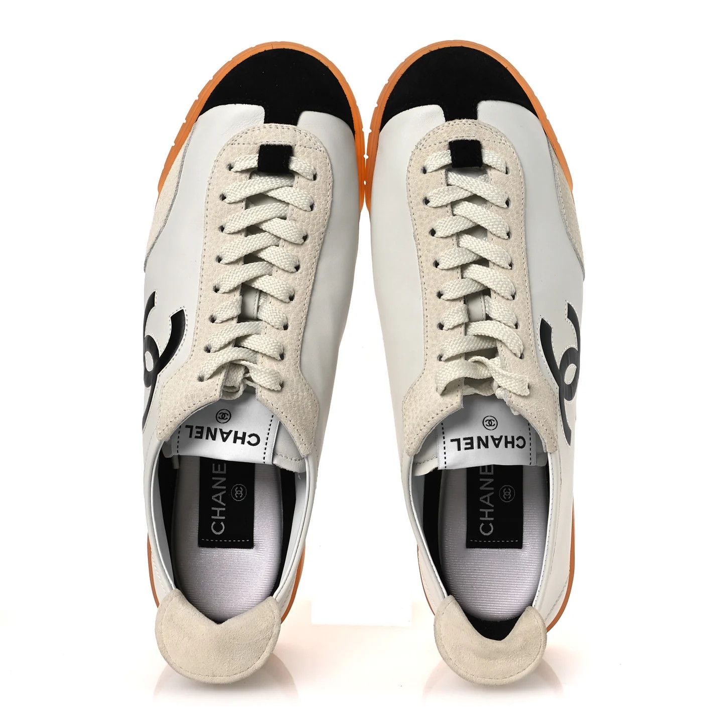 Chanel os11x0426 Calfskin Embossed Suede Sneakers in Multicolor Size US 11.5 / IT 41.5 - 2 Thumbnail