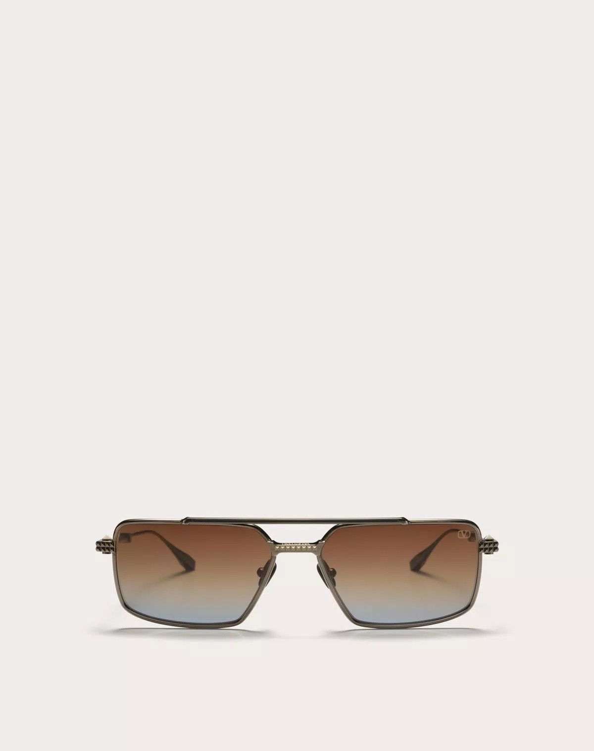 Valentino oc11z0725 Size: 58/ Rectangular Metal Frame in Brown Size ONE SIZE - 1 Thumbnail
