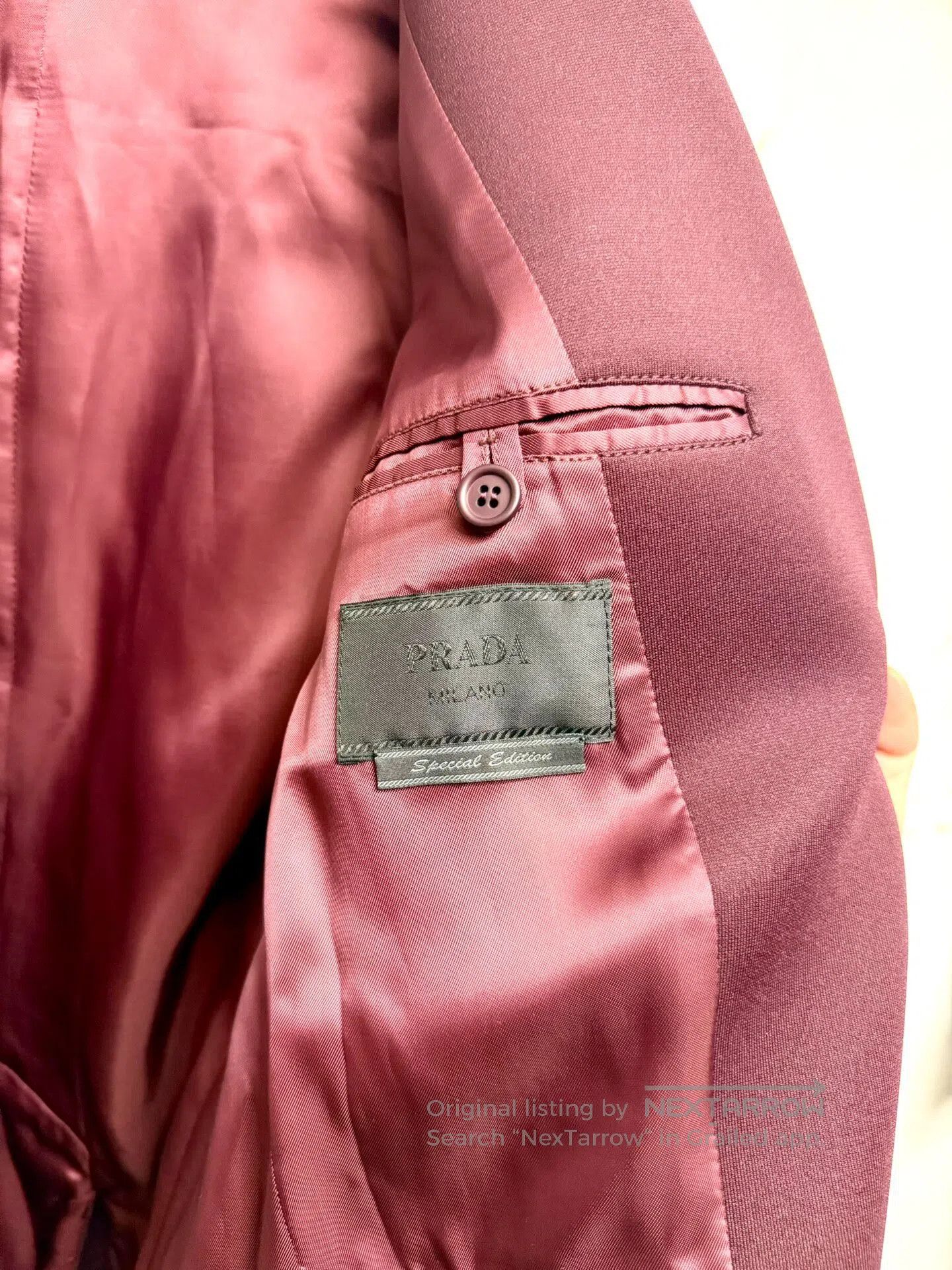 Prada Prada Cotton Padded Logo Blazer Jacket| Size US S / EU 44-46 / 1 - 5 Thumbnail