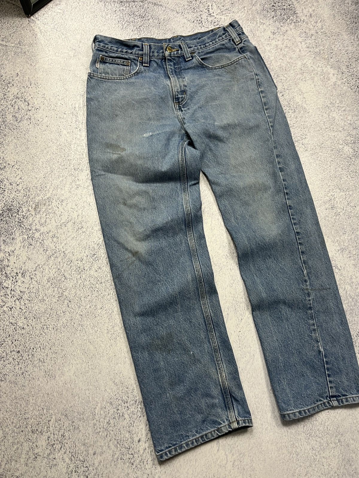 Carhartt Vintage Carhartt Jeans 34x32 Distressed Wash Workwear Y2K Size US 34 / EU 50 - 10 Thumbnail