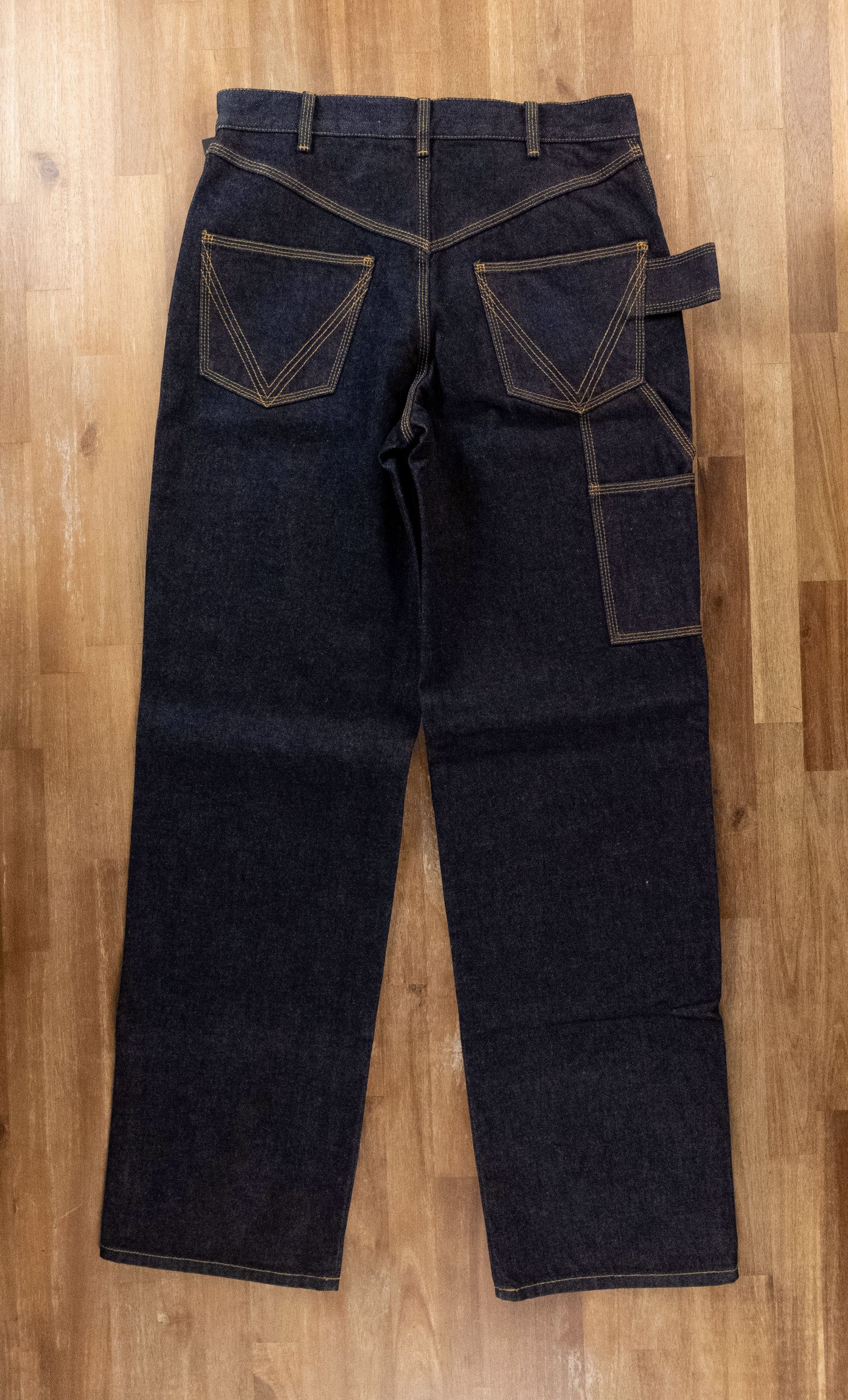 Bottega Veneta BOTTEGA VENETA navy blue straight leg jeans 40 IT / 4 US Size 27" / US 4 / IT 40 - 10 Thumbnail