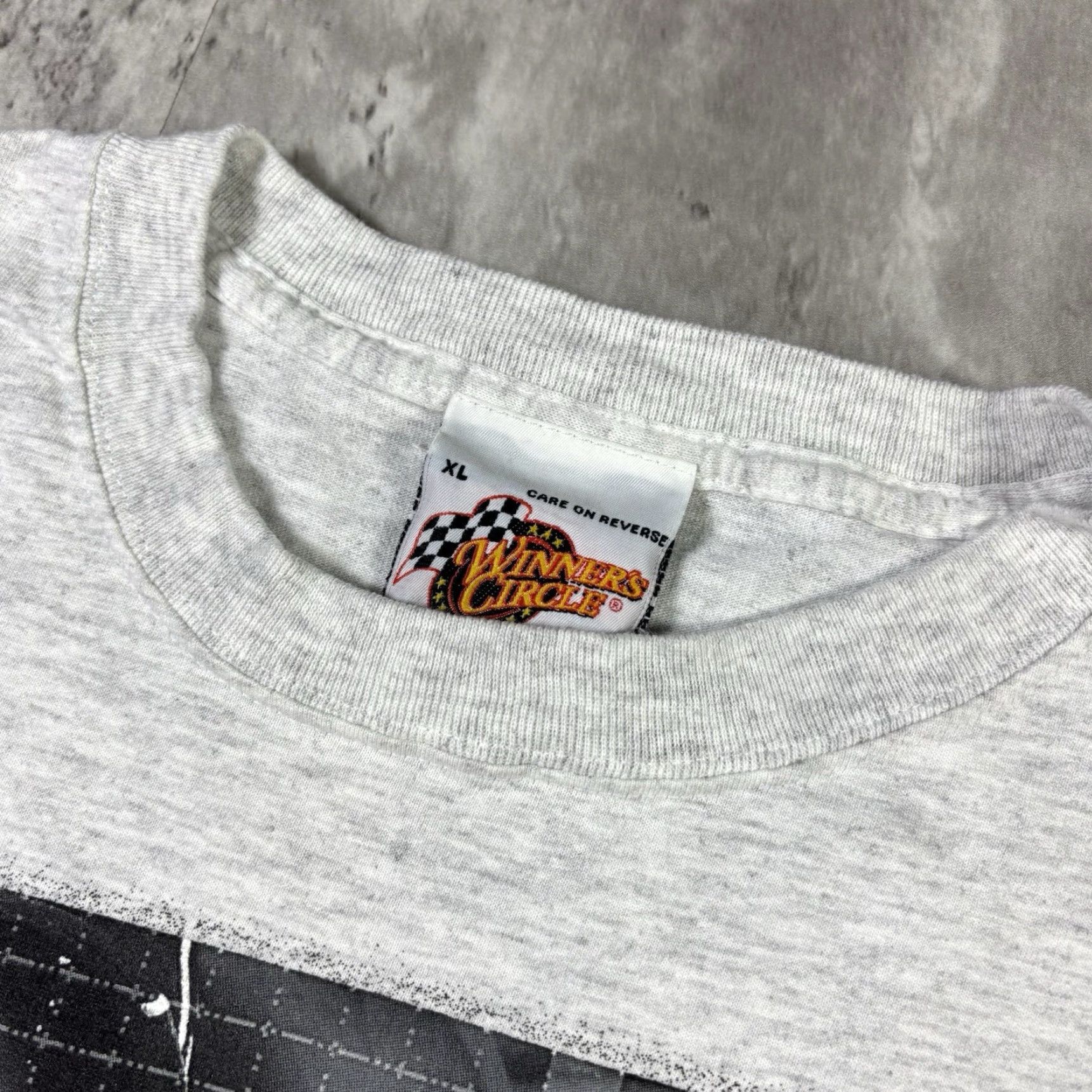 Chase Authentics VINTAGE Chase Authentics Dale Jr T Shirt Nascar Racing Gray Long Sleeve XL 90s Y2K Size US XL / EU 56 / 4 - 6 Thumbnail