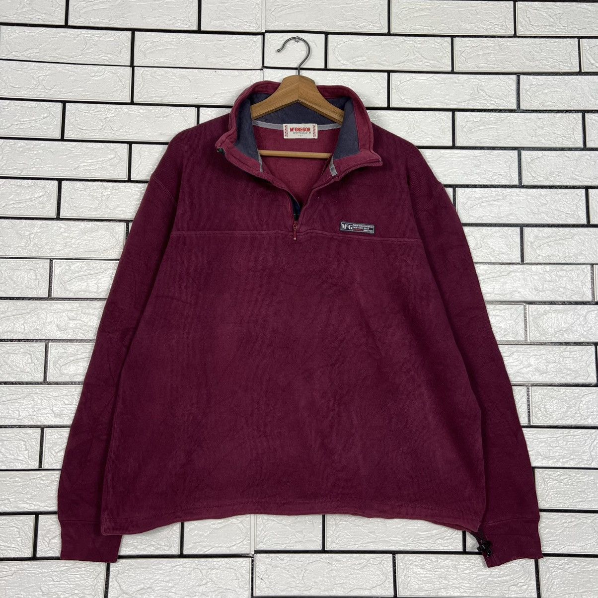 McGregor McGREGOR Half Zipper Turtleneck Pullover Sweater #4199-C192 Size US L / EU 52-54 / 3 - 10 Thumbnail
