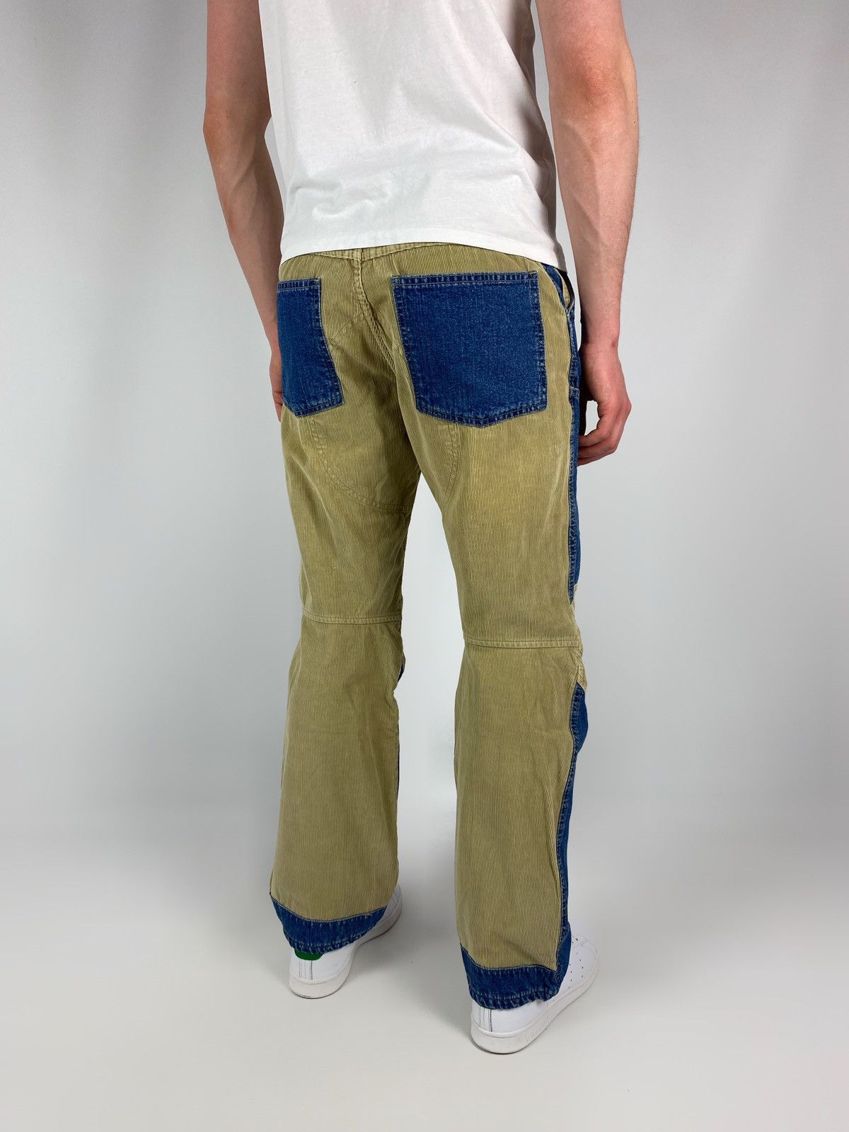 G-Star Y2K Vintage G-Star Elwood 3D Combined Denim & Corduroy Pants Size US 32 / EU 48 - 2 Thumbnail
