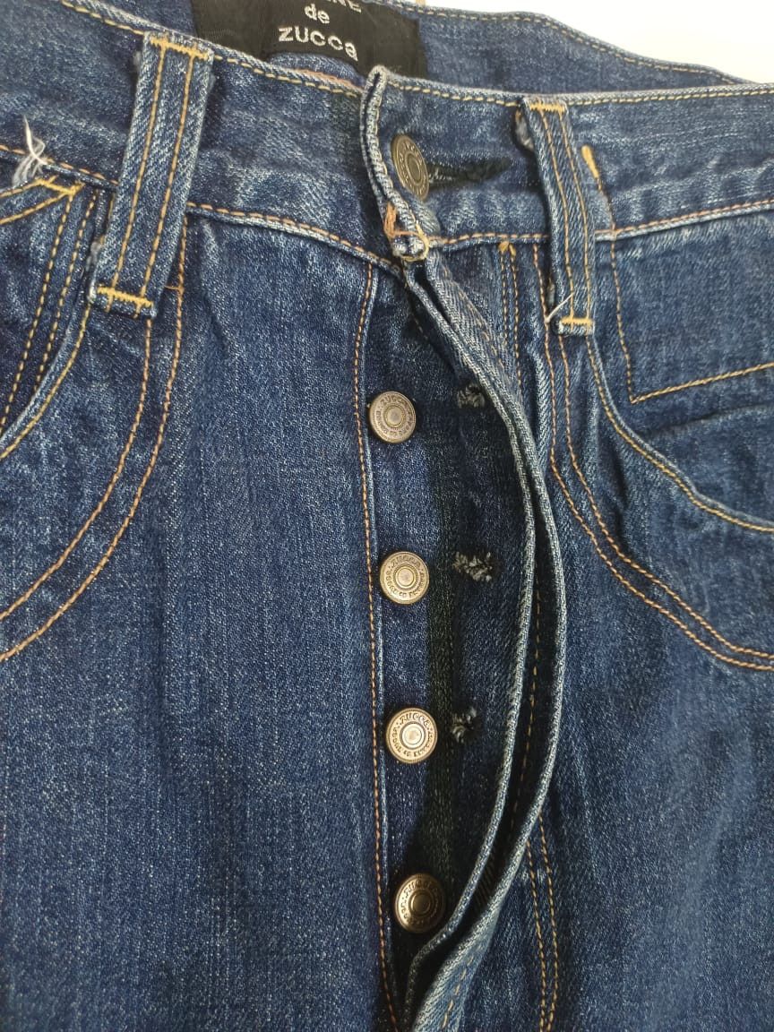 CABANE de ZUCCa Cabane De Zucca Buckle Back Selvedge Jeans Size US 31 - 12 Thumbnail