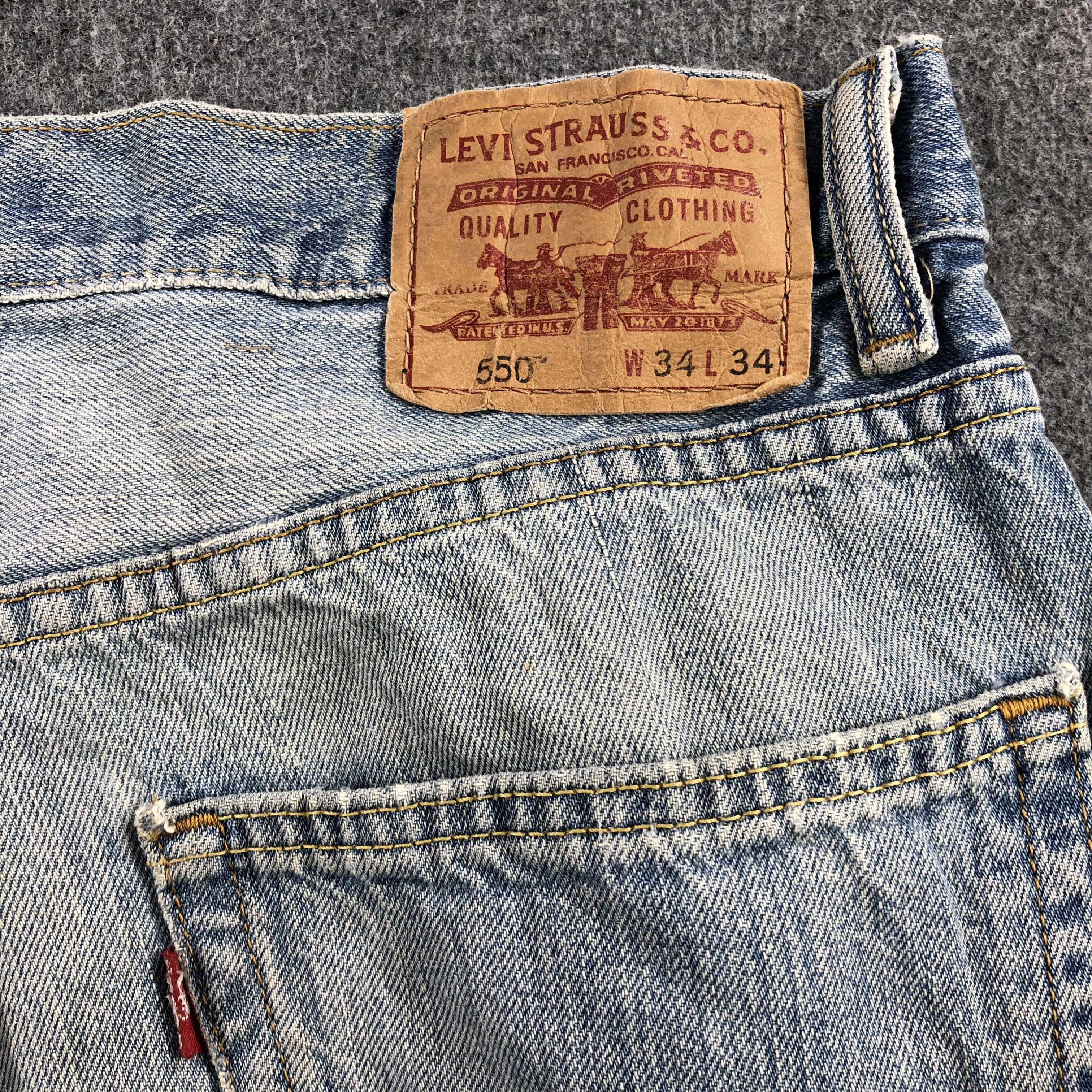 Levi's Vintage Light Wash Levis 550 Jeans-J2033 Size US 36 / EU 52 - 5 Thumbnail