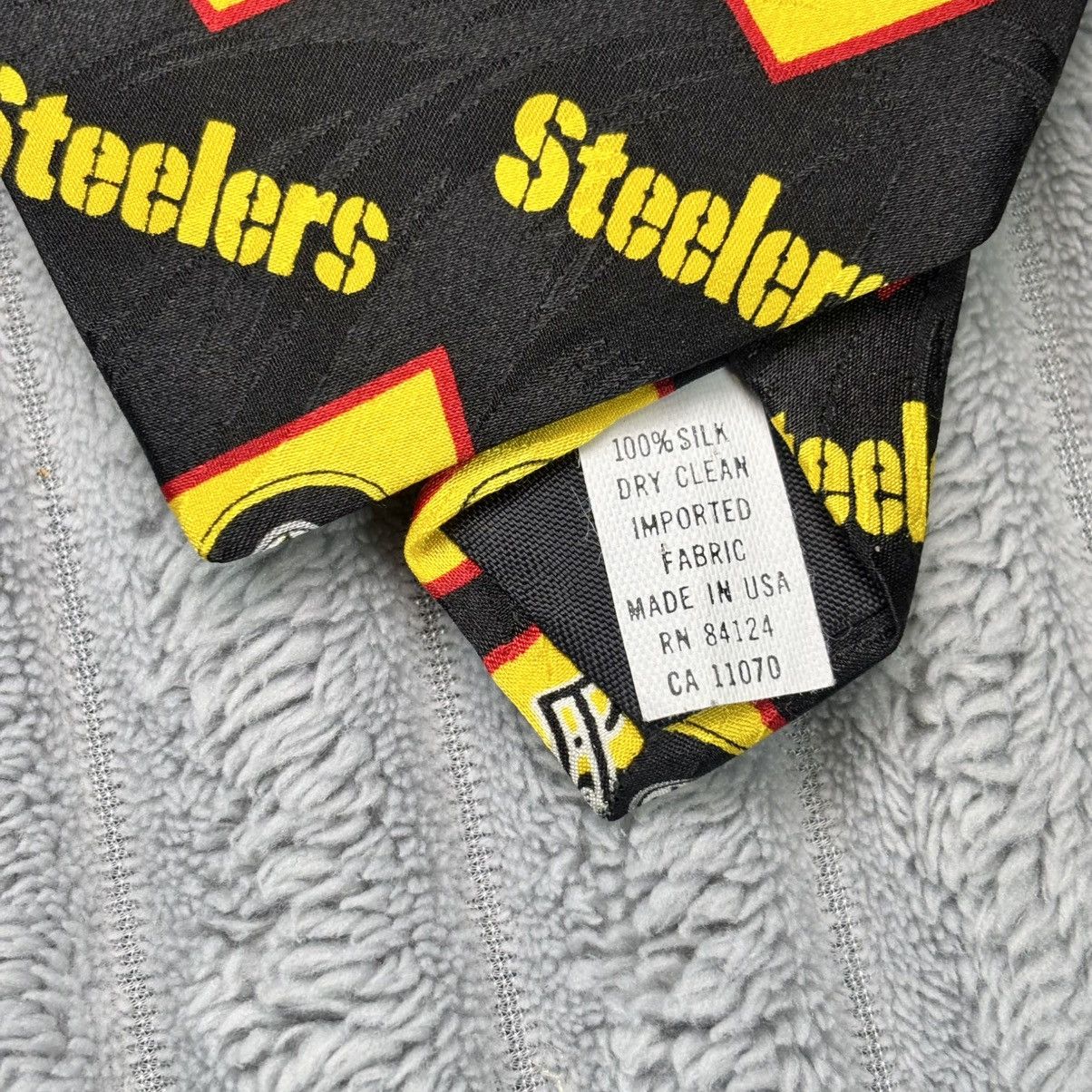 NFL Pittsburgh Steelers III Men's Tie Ralph Marlin Vintage 1995 Size ONE SIZE - 2 Thumbnail