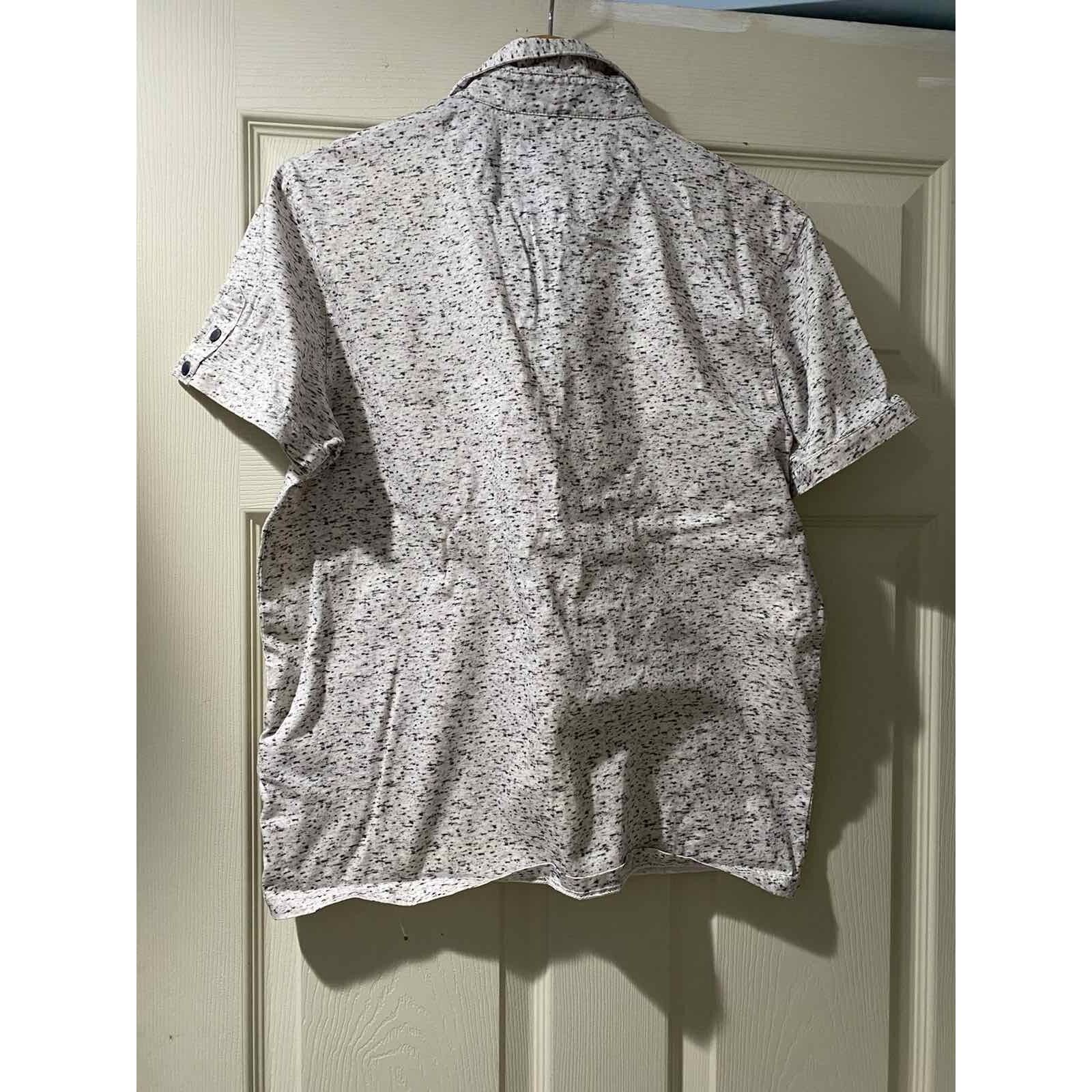 Ted Baker TED BAKER Men's Cotton Polo Shirt Print Gray Size 4 A000963 Size US XL / EU 56 / 4 - 3 Thumbnail