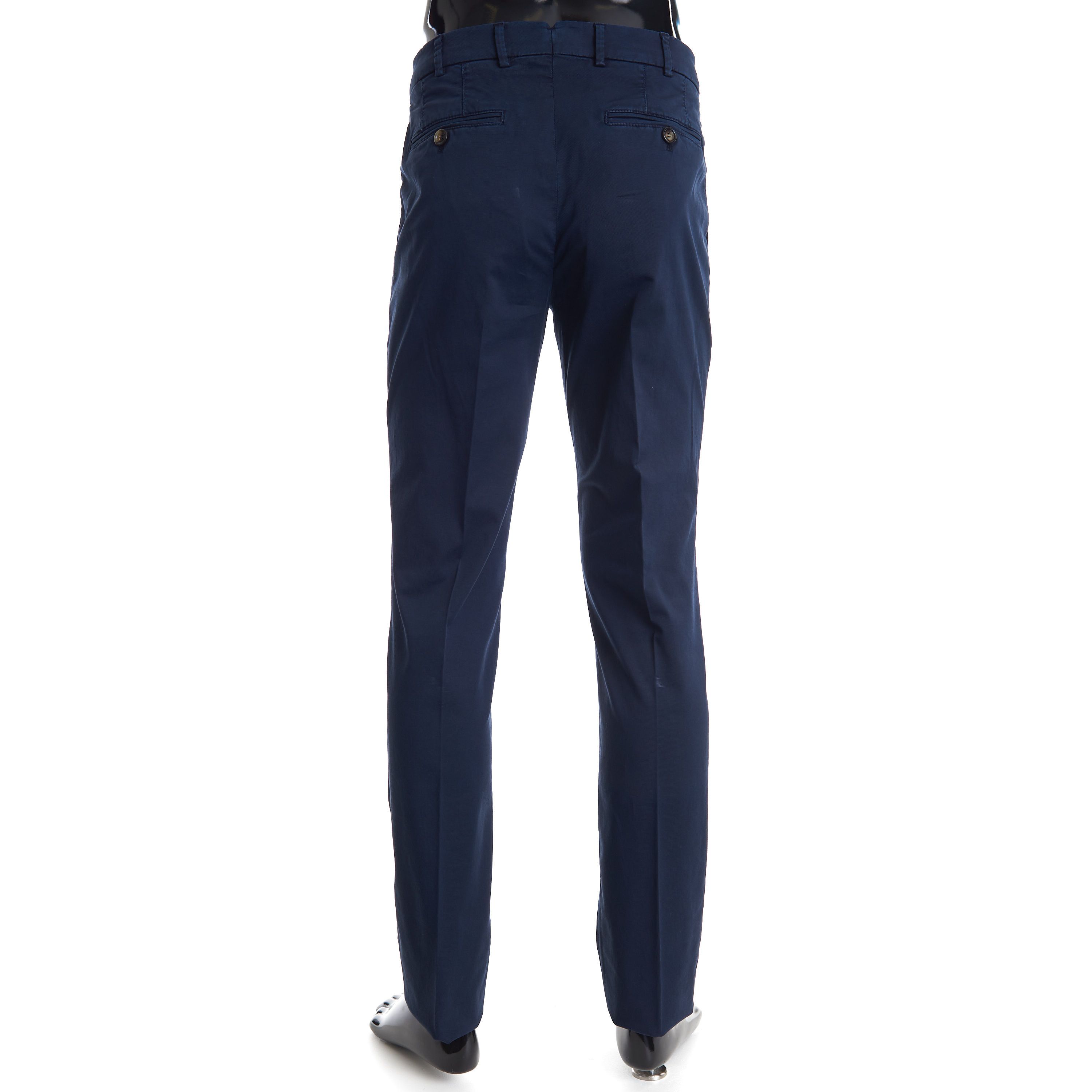 Brunello Cucinelli Navy Blue Italian Fit Trousers / Pants Size US 38 / EU 54 - 4 Thumbnail