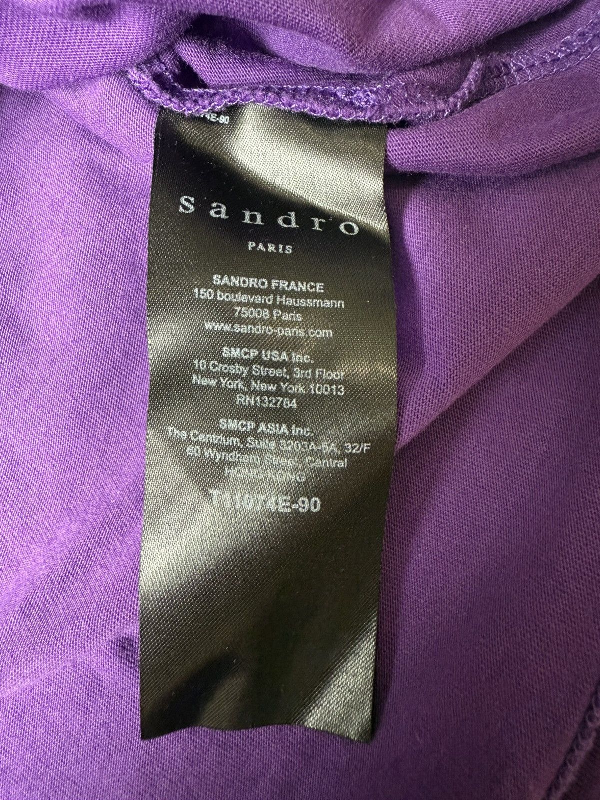 Sandro Sandro Thanks T-Shirt Size XS / US 0-2 / IT 36-38 - 9 Thumbnail