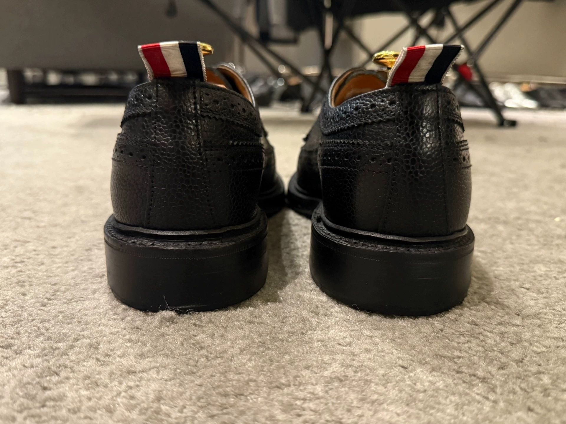 Thom Browne Thom Browne Classic Black Brogue Leather Shoes US8.5 Size US 9 / EU 42 - 3 Thumbnail