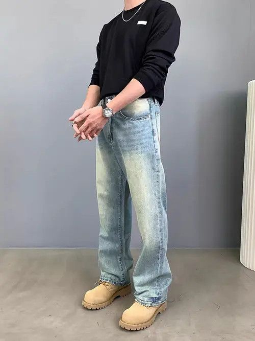 Japanese Brand Hiroko x Kanou Vintage Aged Loose Casual Washed Jeans Size US 30 / EU 46 - 3 Thumbnail