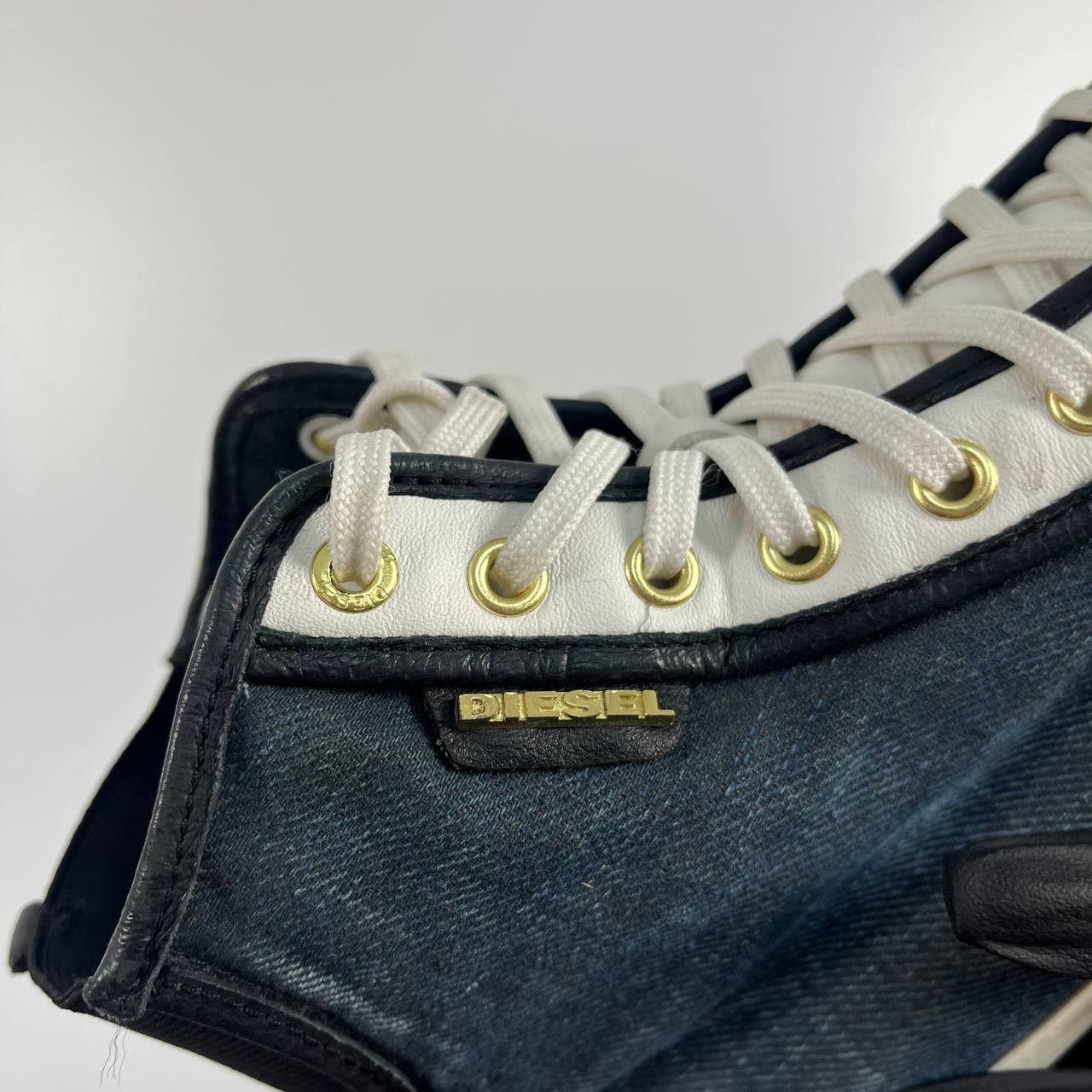 Diesel Diesel Weekendly High Top Sneakers Leather Womens Eur 37 Size US 7 / IT 37 - 6 Thumbnail