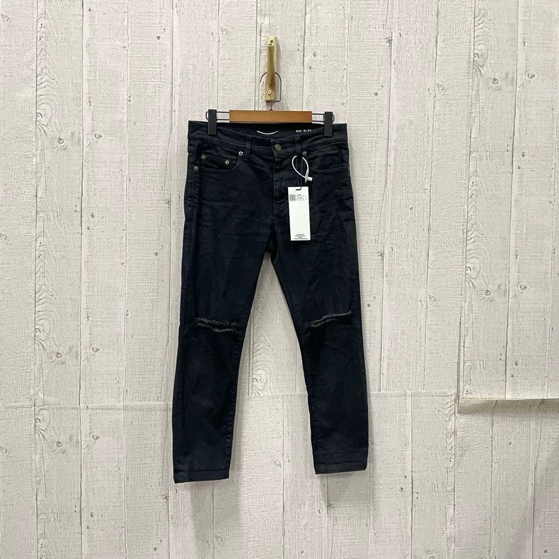 Saint Laurent Paris saint laurent black distressed denim pants Size US 28 / EU 44 - 6 Thumbnail