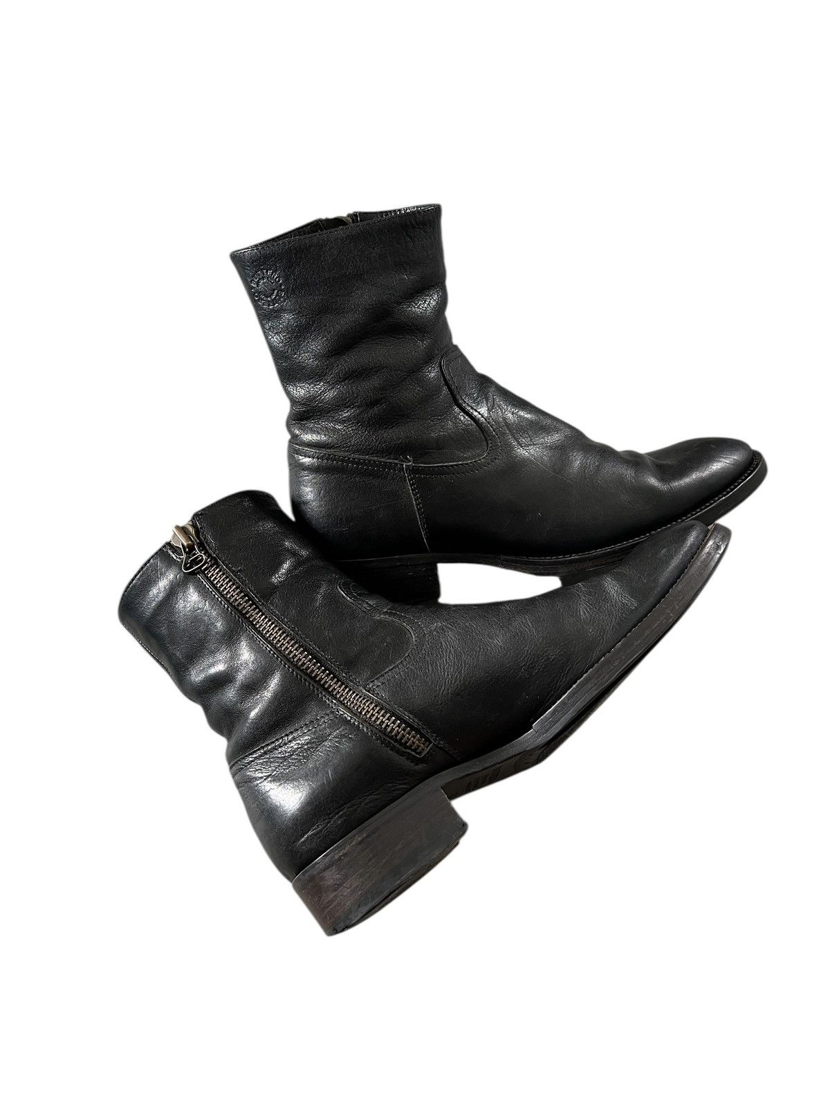 Buttero Buttero 🇮🇹 Side Zipper Patina Leather Boots Size US 9 / EU 42 - 1 Thumbnail