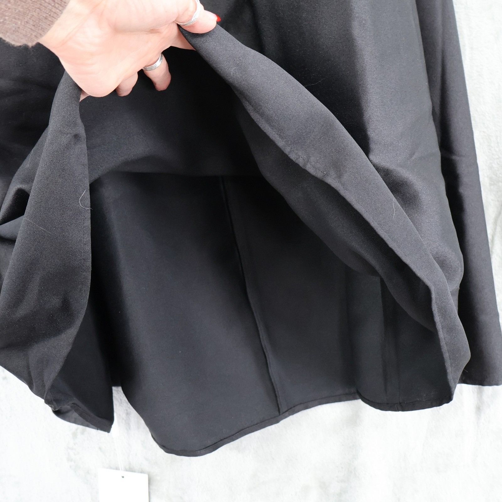 Self-Portrait Self Portrait Taffeta Midi Dress Women 4 Black Formal Dance Size S / US 4 / IT 40 - 11 Thumbnail