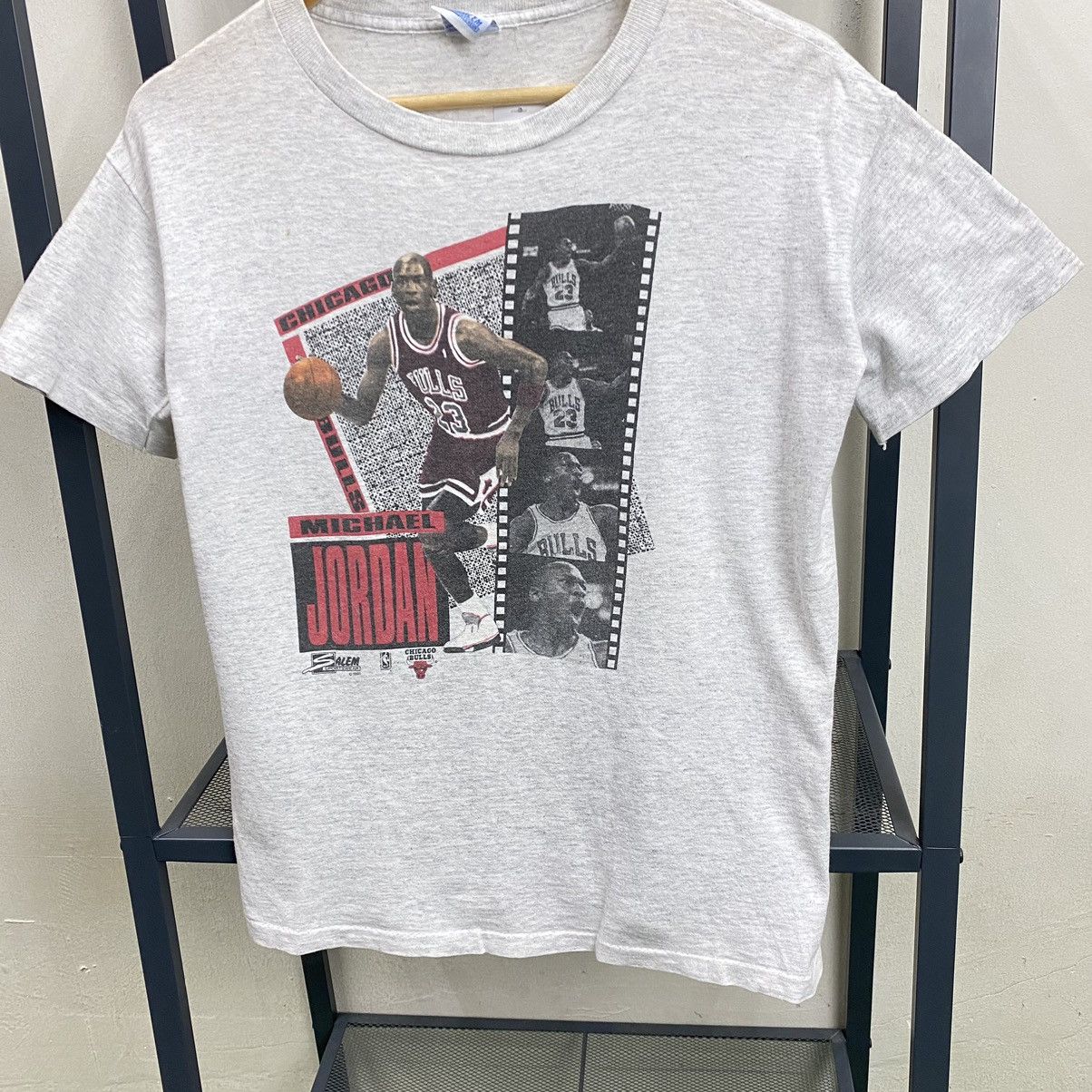 Salem Sportswear Vintage 1991 License Michael Jordan Chicago Bulls Rap Tee Size US S / EU 44-46 / 1 - 4 Thumbnail