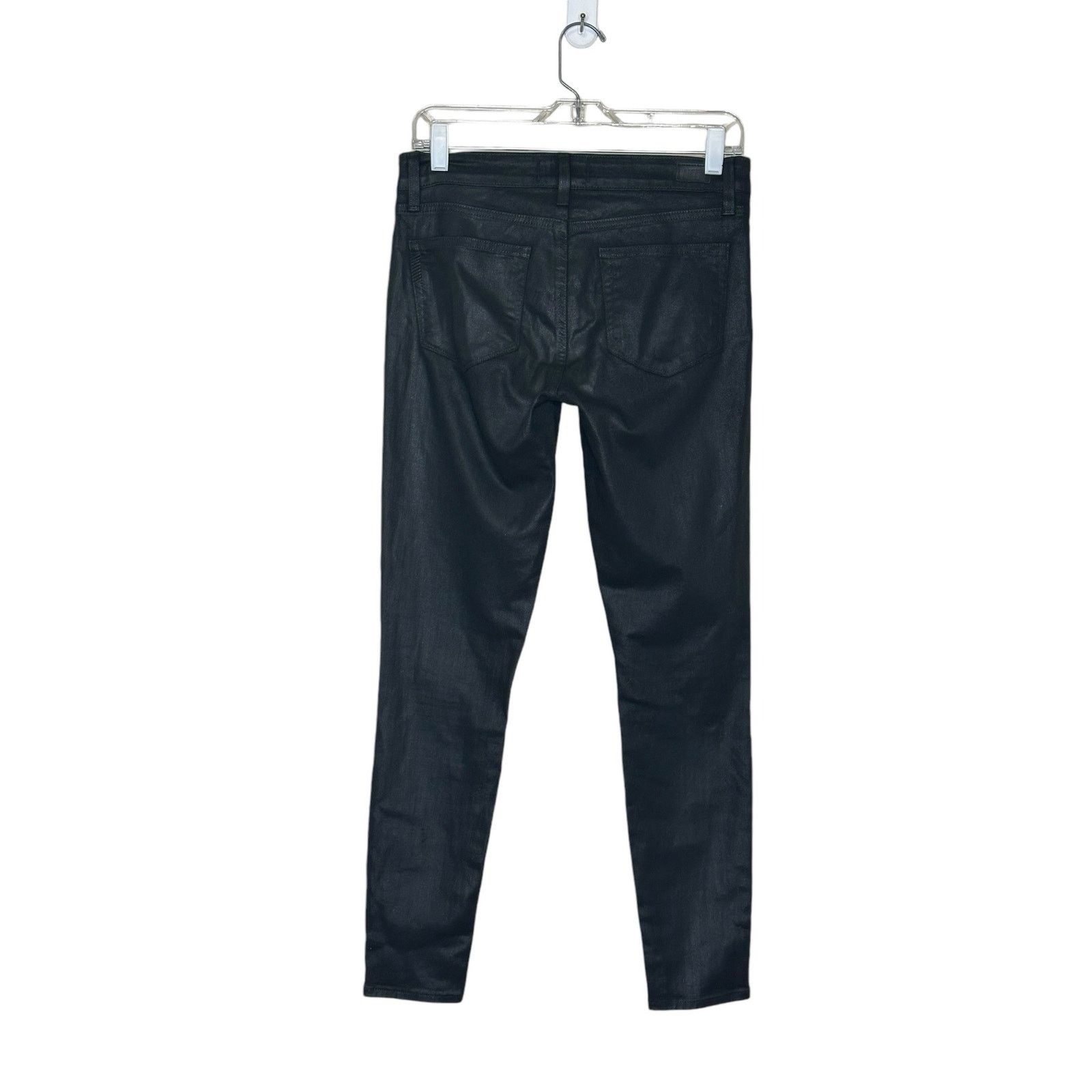 Paige Paige black coated skinny jeans size 28 Size 28" / US 6 / IT 42 - 2 Thumbnail