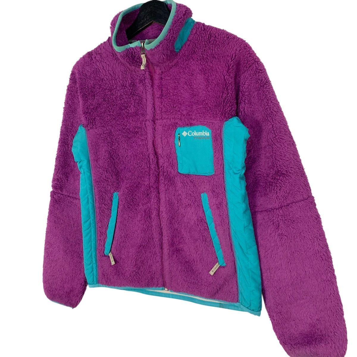 Columbia Vintage Columbia Fleece Sherpa Jacket Women Outdoor Jacket Size S / US 4 / IT 40 - 3 Thumbnail