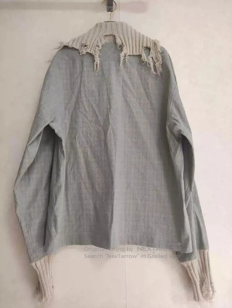 Kiko Kostadinov Kiko kostadinov destroys collared long-sleeve spliced pullo Size US M / EU 48-50 / 2 - 2 Thumbnail