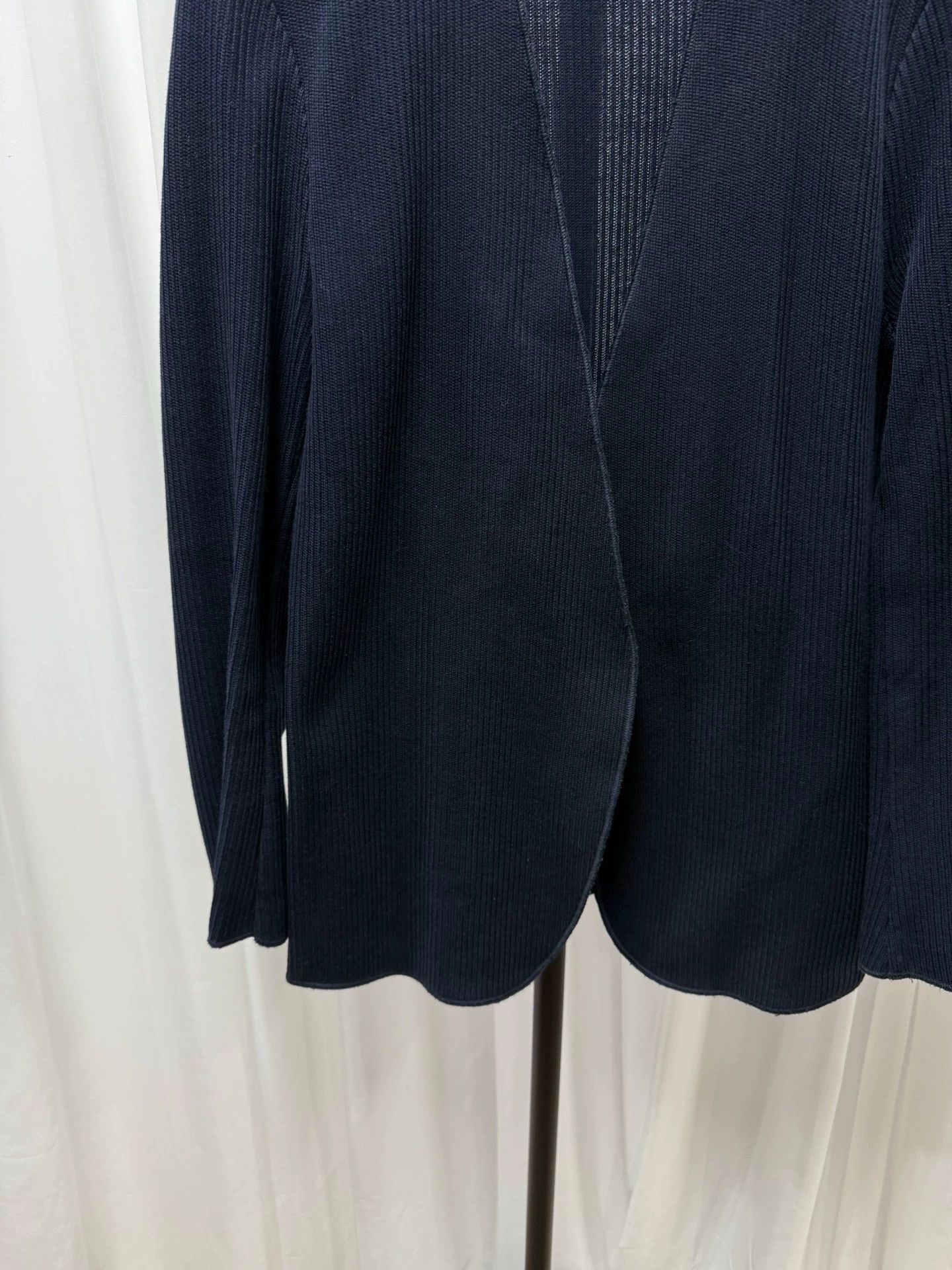 Maison Margiela Masion Margiela Knitted Collarless Blazer Size 46R - 4 Thumbnail