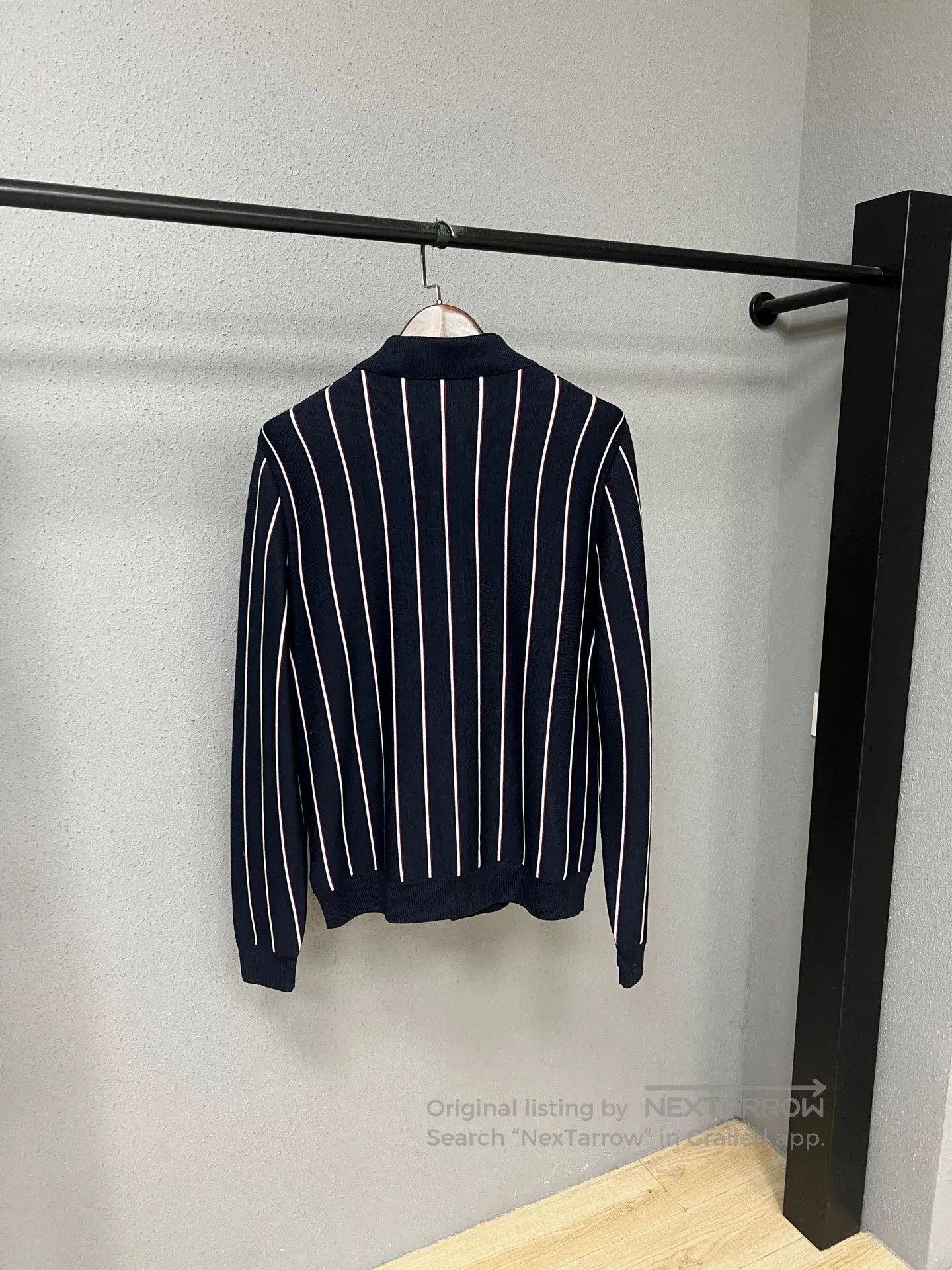 Prada Prada Striped Cardigan in Size 50. Size US L / EU 52-54 / 3 - 2 Thumbnail
