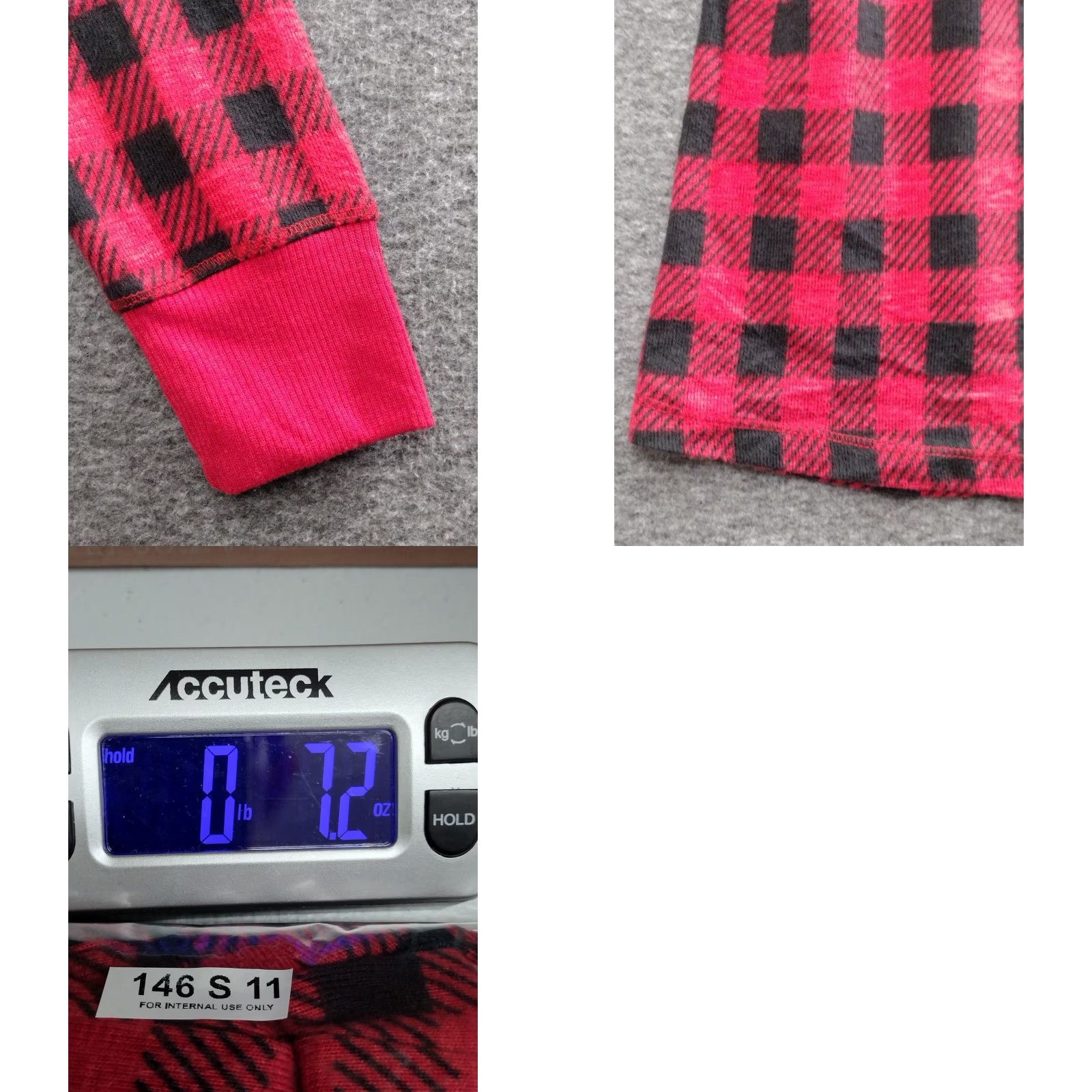 Vintage Clyn Intimates Plaid Red/Black Long Sleeve Sleepshirt Small Women's Shirt Simple Plaid Pattern Lightweight Chemise Sleepwear Season: All-Season Size S / US 4 / IT 40 - 8 Thumbnail
