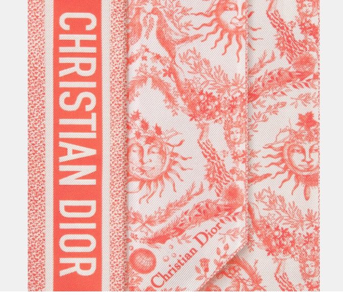 Dior o1w1db10225 Size: OS / 42SOL106 Soleil Mitzah Scarf Size ONE SIZE - 4 Thumbnail