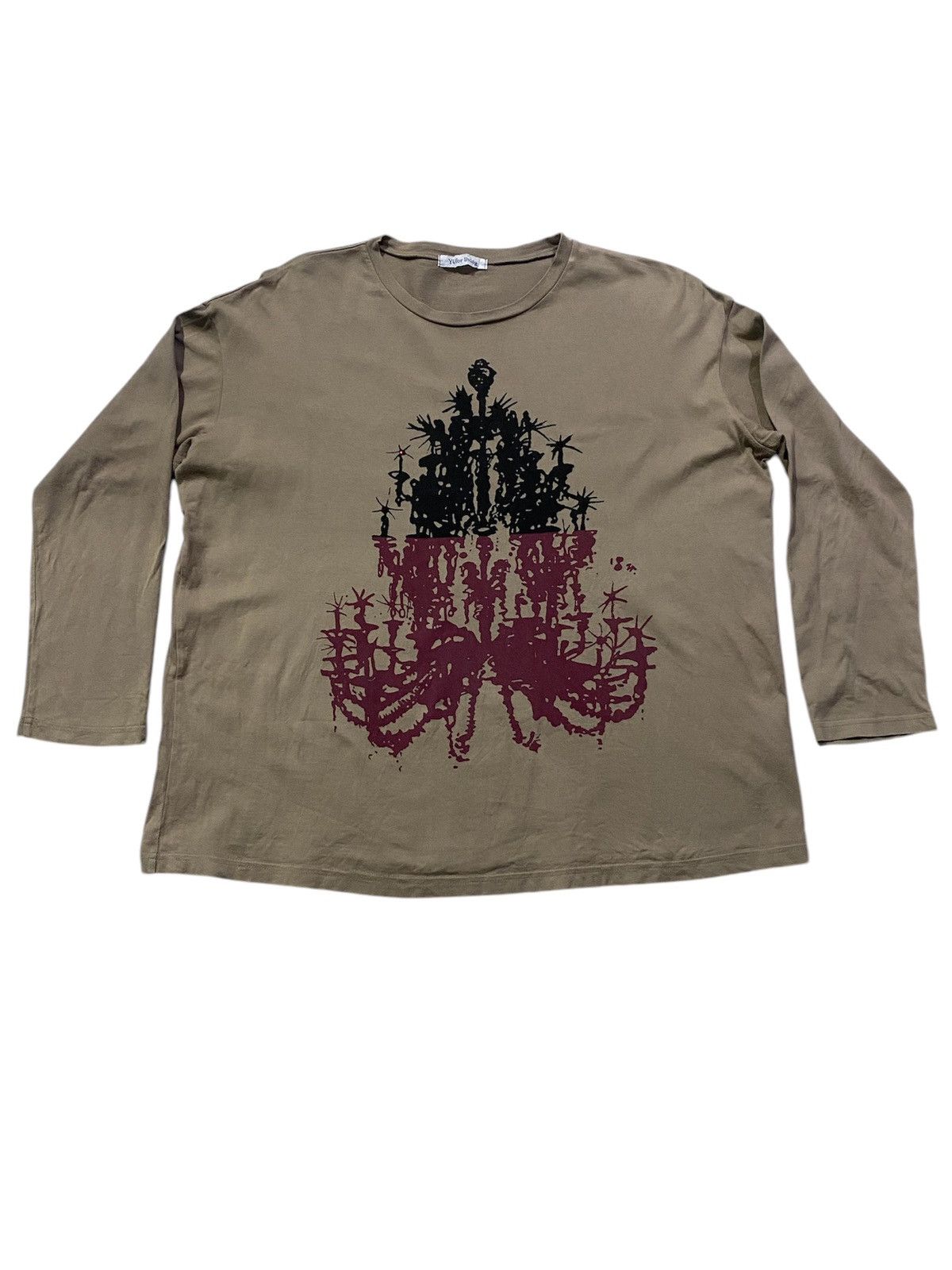 Japanese Brand y's for living longsleeve tshirt Size US M / EU 48-50 / 2 - 1 Thumbnail