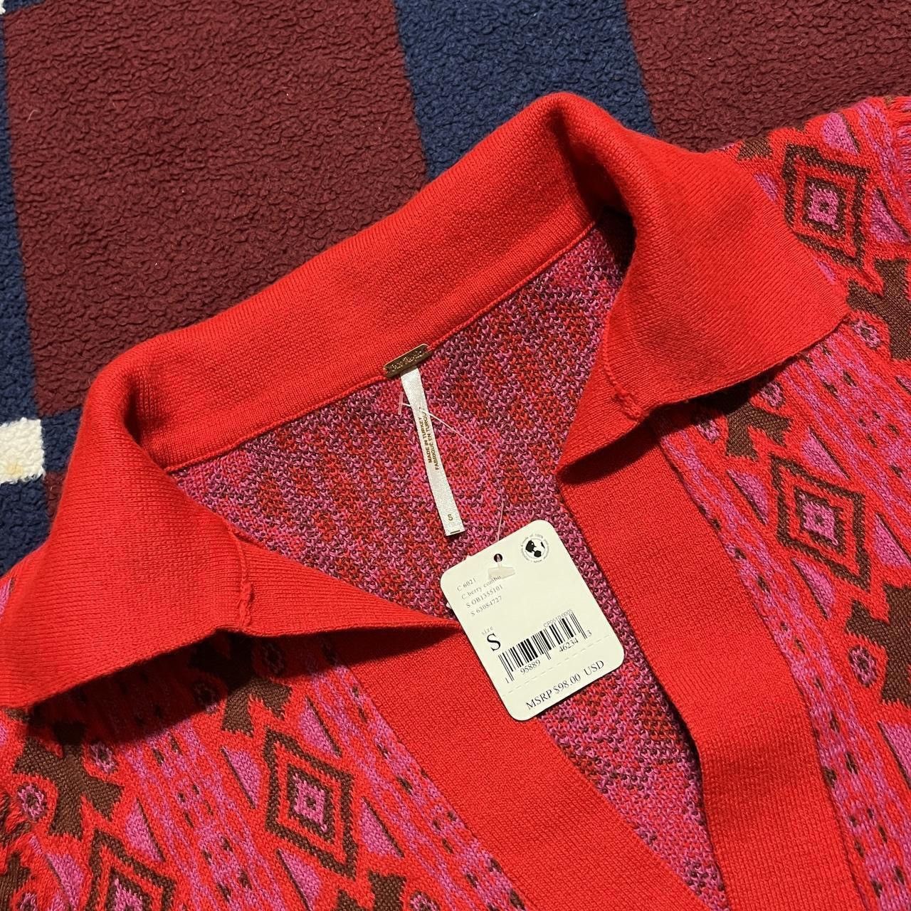 Free People NWT Free People Kitt Mini Dress Berry Combo Women’s S Size S / US 4 / IT 40 - 4 Thumbnail
