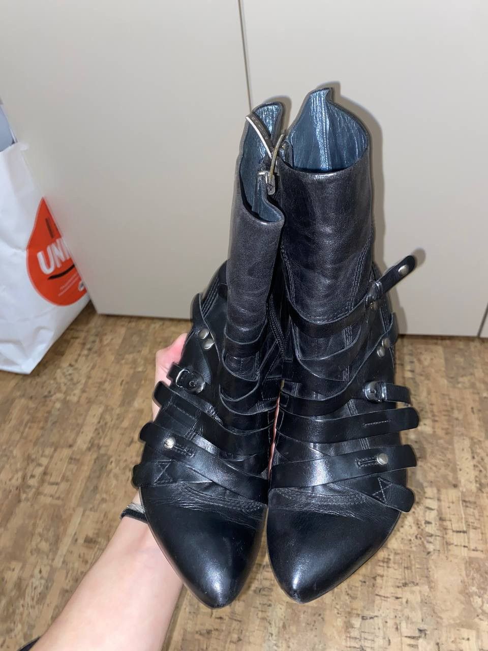 Japanese Brand Bocage Paris Avant-garde boxing leather shoes Japanese style Size US 7 / IT 37 - 23 Thumbnail