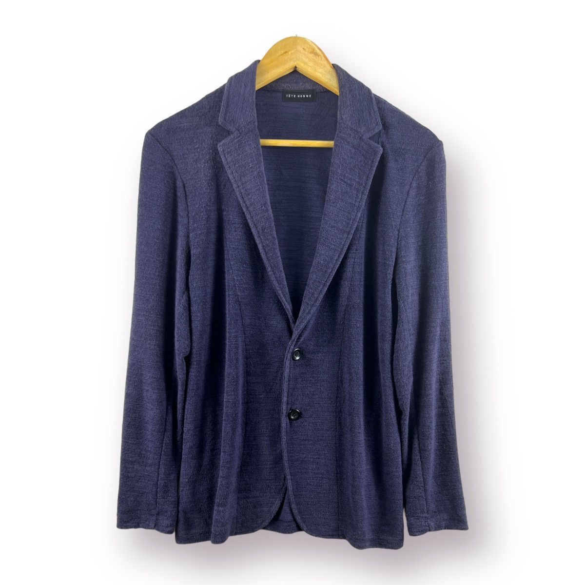 Issey Miyake 🔥 TETE HOMME ISSEY MIYAKE FLEECE CARDIGAN - M Size US S / EU 44-46 / 1 - 1 Thumbnail