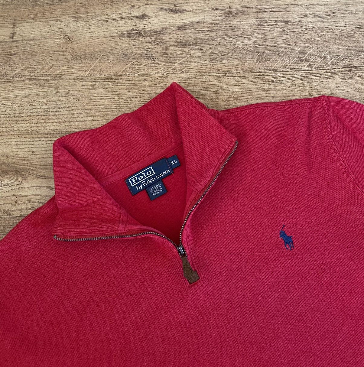 Polo Ralph Lauren Polo Ralph Lauren Half Zip Sweetshirt x Vintage x Old Money Size US XL / EU 56 / 4 - 1 Thumbnail