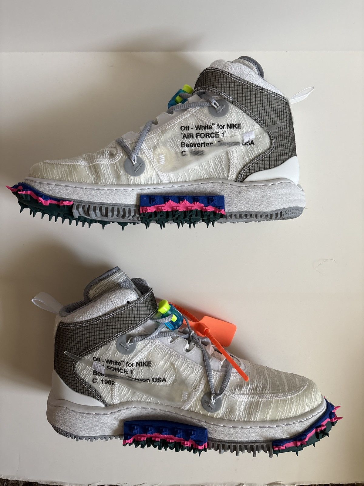 Nike × Off-White OFF WHITE AF1 MID Size US 11 / EU 44 - 2 Thumbnail