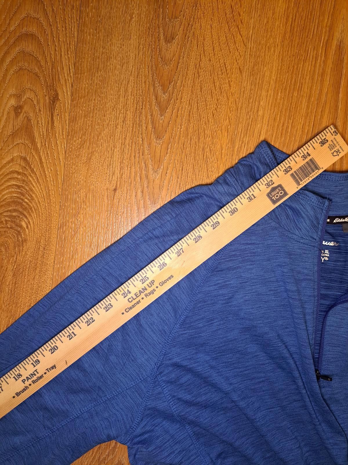 Eddie Bauer Eddie Bauer Quarter Zip Sweater Mens XL Blue Activewear Size ONE SIZE - 8 Thumbnail